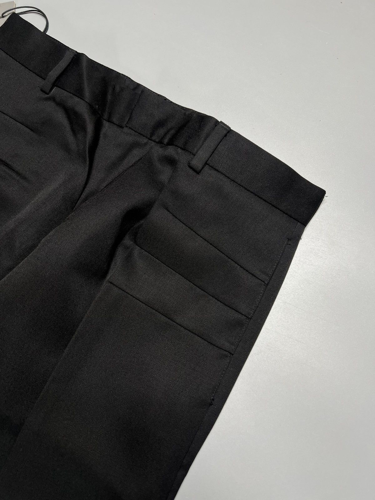 Dior × Hedi Slimane Dior x Hedi Slimane F/W 2002 “Reflexion” Stack Wool Trouser Size US 28 / EU 44 - 4 Thumbnail