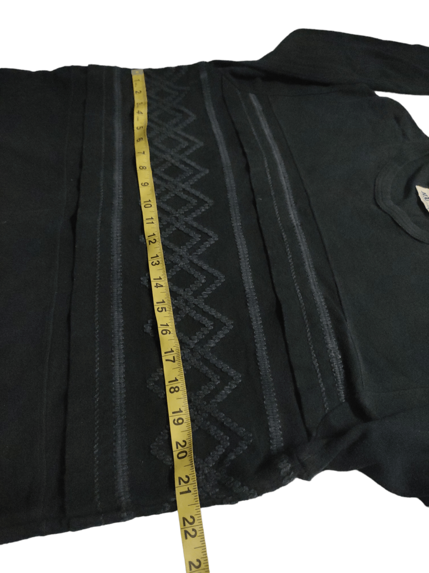 Hai Sporting Gear Long Sleeve Tshir Blue Black x Rare Design Size US L / EU 52-54 / 3 - 3 Thumbnail