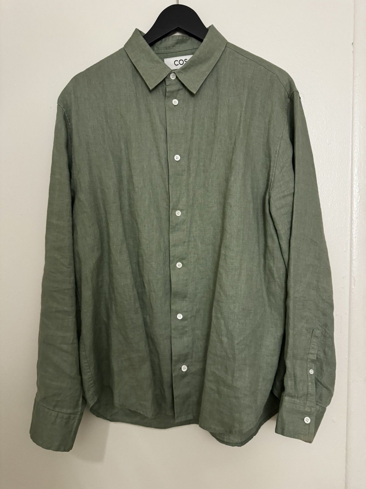 Cos Premium Linen Shirt | Grailed