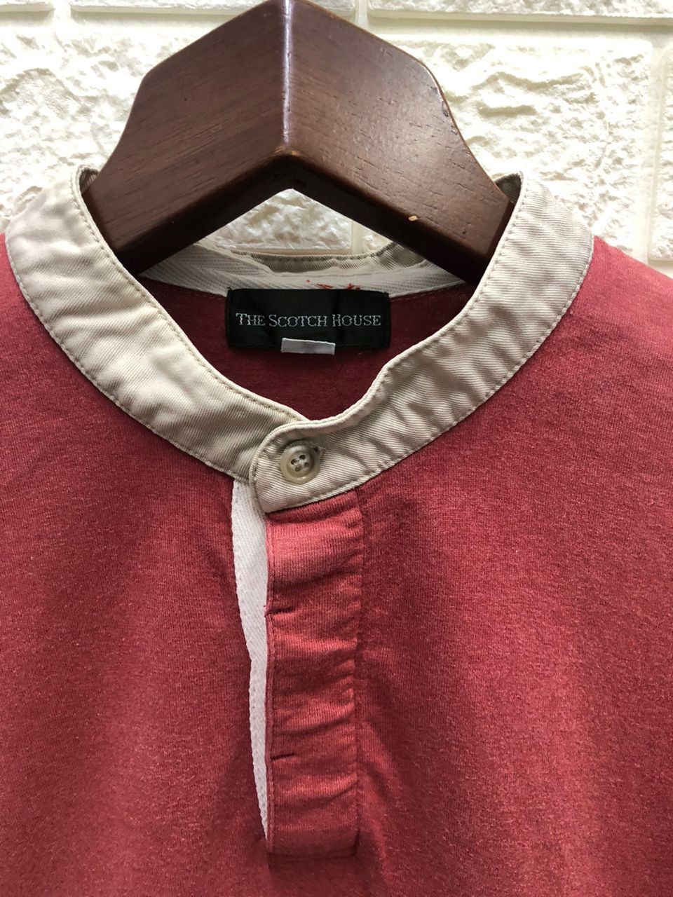 Vintage vintage THE SCOTCH HOUSE CHORE shirt red Size US M / EU 48-50 / 2 - 6 Thumbnail