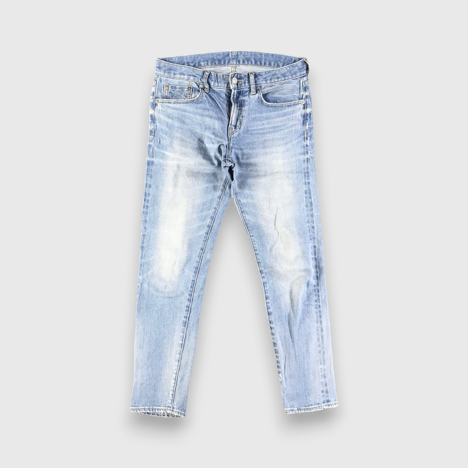 Japanese Brand × Vintage Vintage Japan Selvedge Slim Jeans-J2946 Size US 31 - 1 Thumbnail