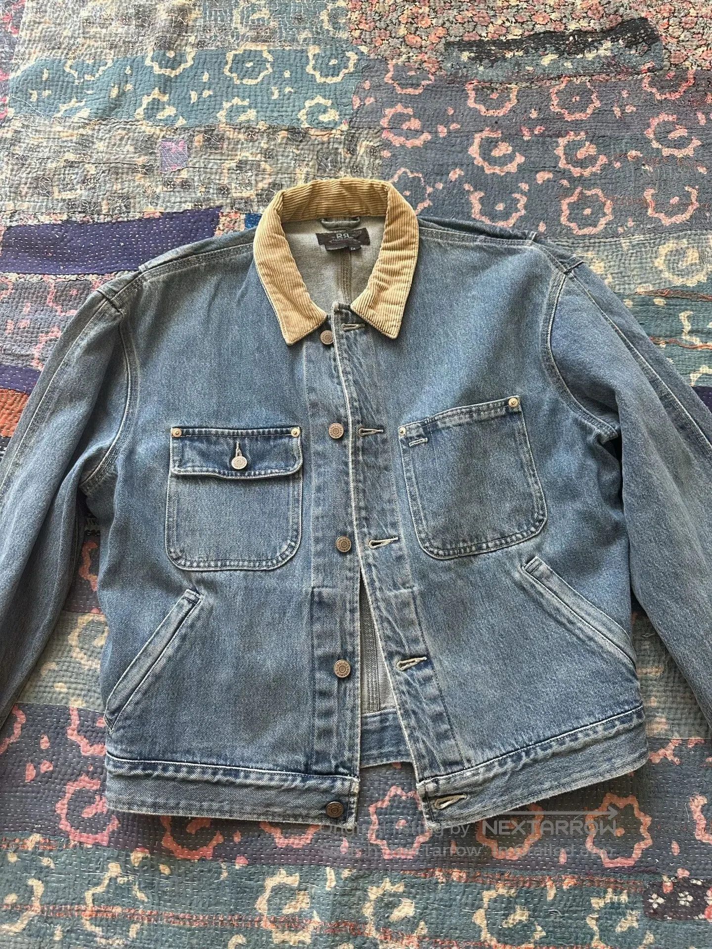 RRL Ralph Lauren RRL 90s US Corduroy Patchwork Jacket. Size US M / EU 48-50 / 2 - 1 Thumbnail