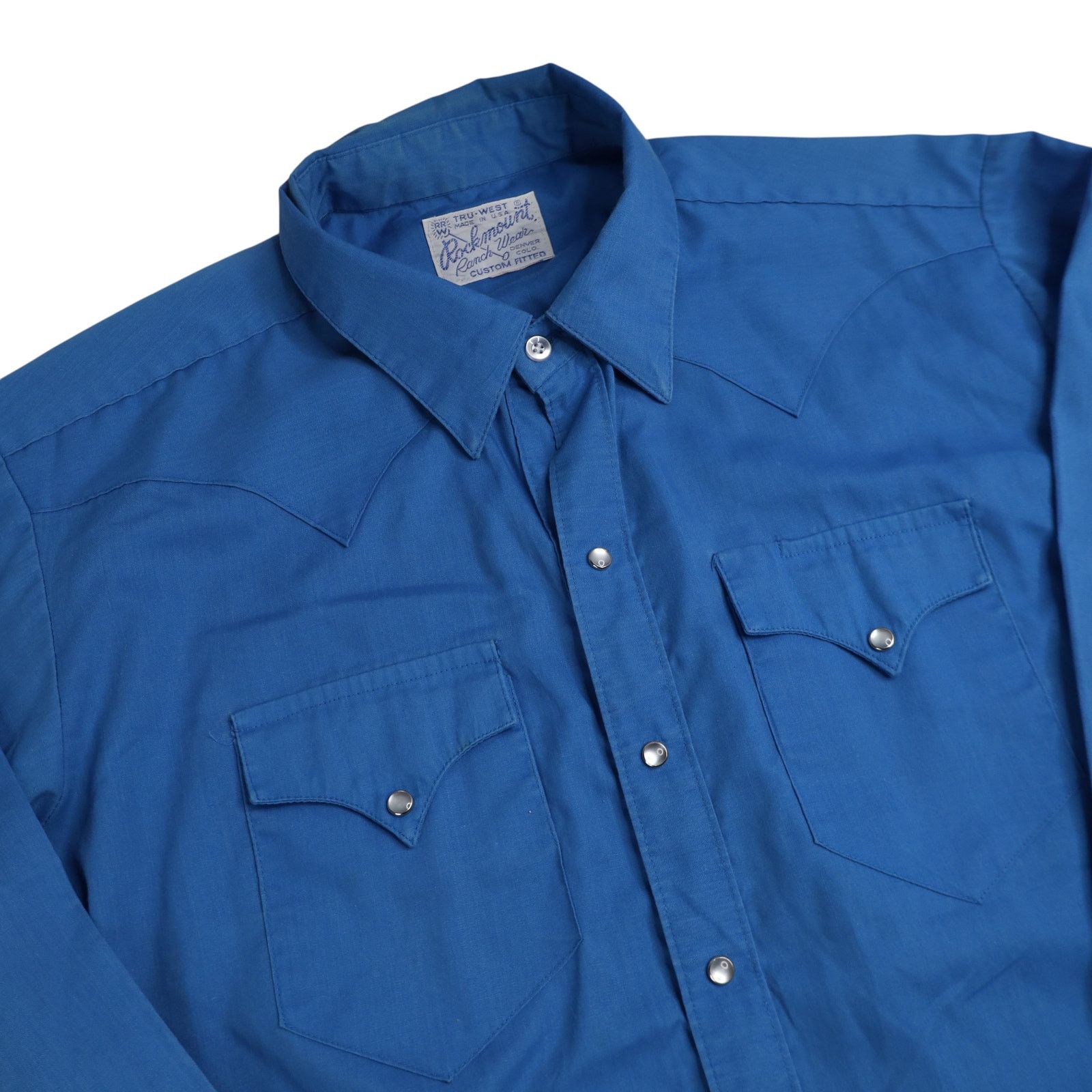 Rockmount Ranch Wear × Vintage True VTG Tru-West Rockmount Ranch Wear Pearl Snap Shirt Size US XL / EU 56 / 4 - 5 Thumbnail