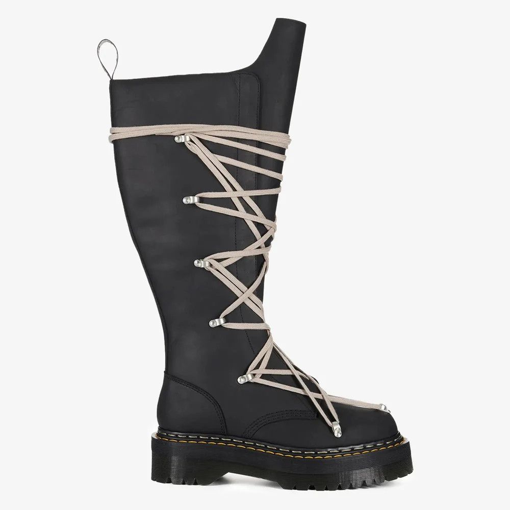 Dr. Martens × Rick Owens Rick Owens x Dr. Martens 1B60 Quad Sole Pentalace Size US 14 / EU 47 - 2 Thumbnail