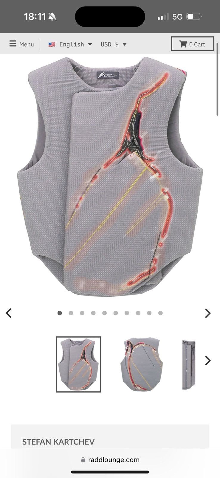 Other Stefan Kartchev „MEMORY“ Vest Size US S / EU 44-46 / 1 - 6 Thumbnail