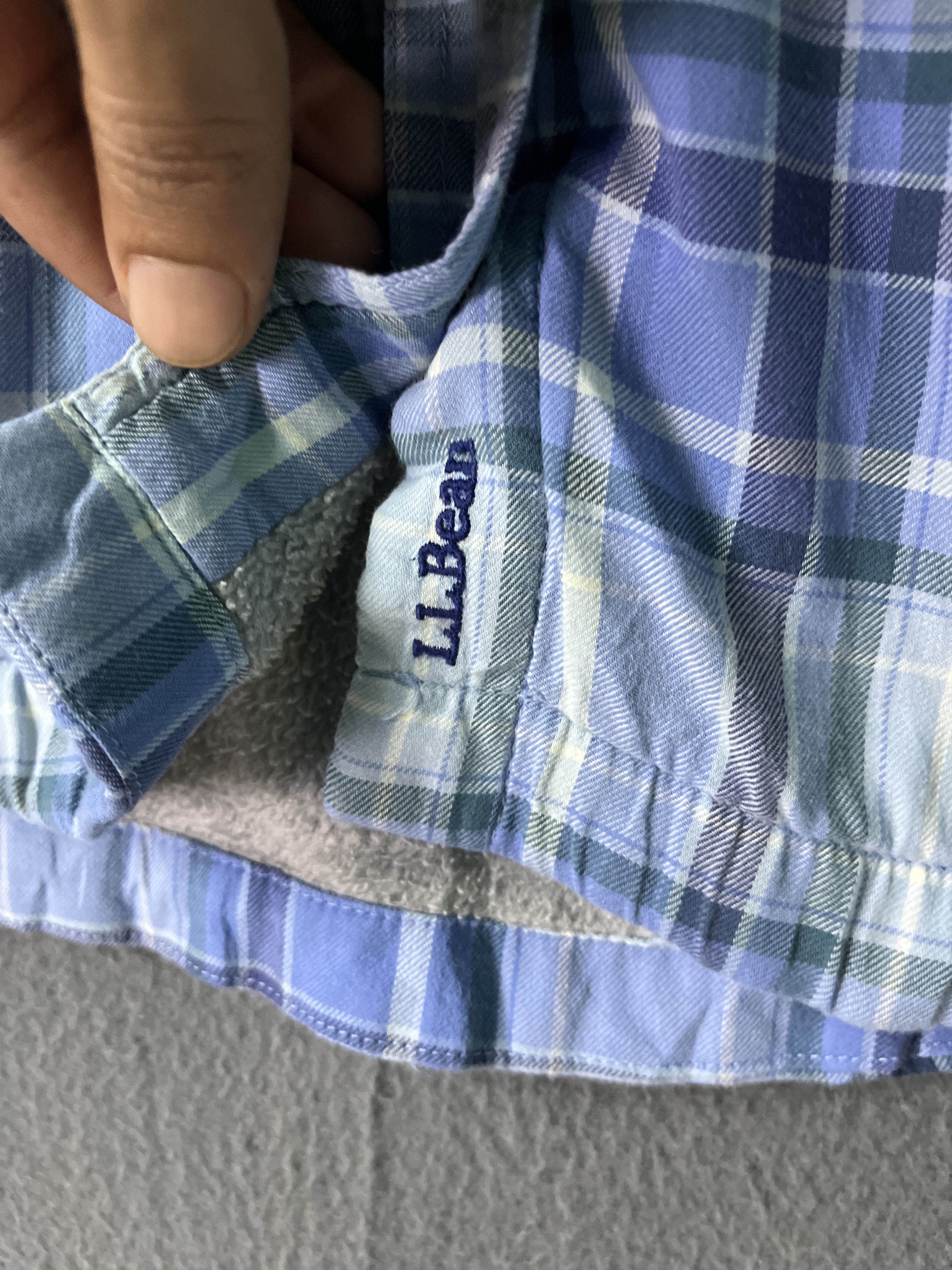 L.L. Bean Vintage L.L Bean Plaid Button Up Shirt Jacket Fleece Lined Size US S / EU 44-46 / 1 - 6 Thumbnail