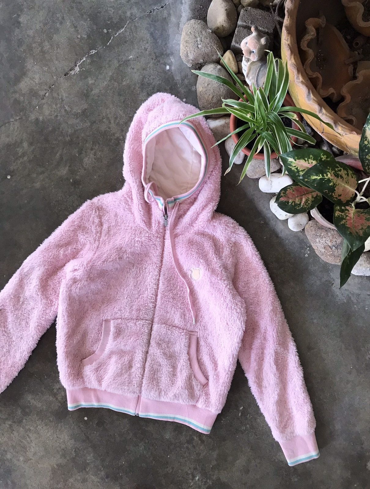 K-Swiss × Vintage K-Swiss Deep Pile Fleece Spellout Jacket Unisex🔥 Size M / US 6-8 / IT 42-44 - 6 Thumbnail