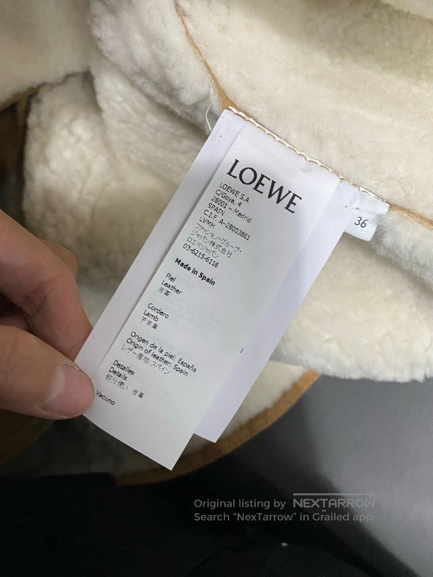 Loewe Loewe Fur Leather Jacket. Size XS / US 0-2 / IT 36-38 - 6 Thumbnail