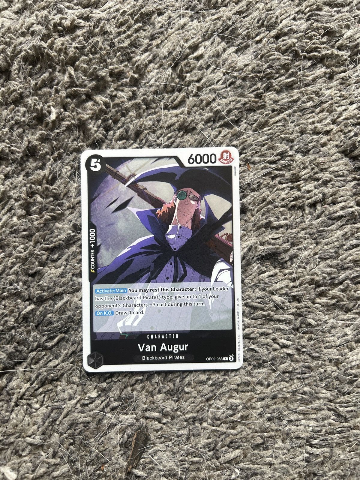 One Piece One Piece Van Augur Card Size ONE SIZE - 1 Thumbnail