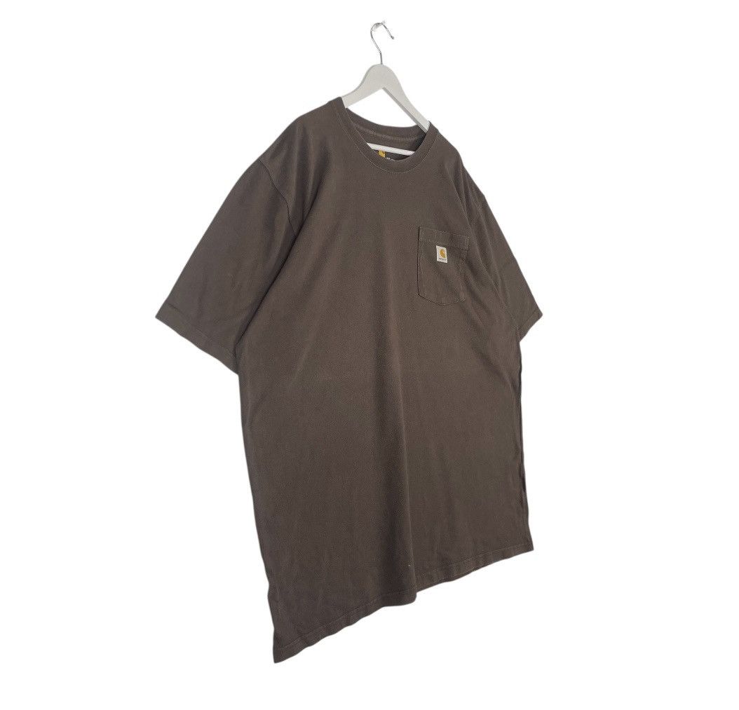 Designer × Vintage vintage NEW Long/Tall Carhartt Pocket Shrt Sleeve T-Shirt Size US XXL / EU 58 / 5 - 3 Thumbnail