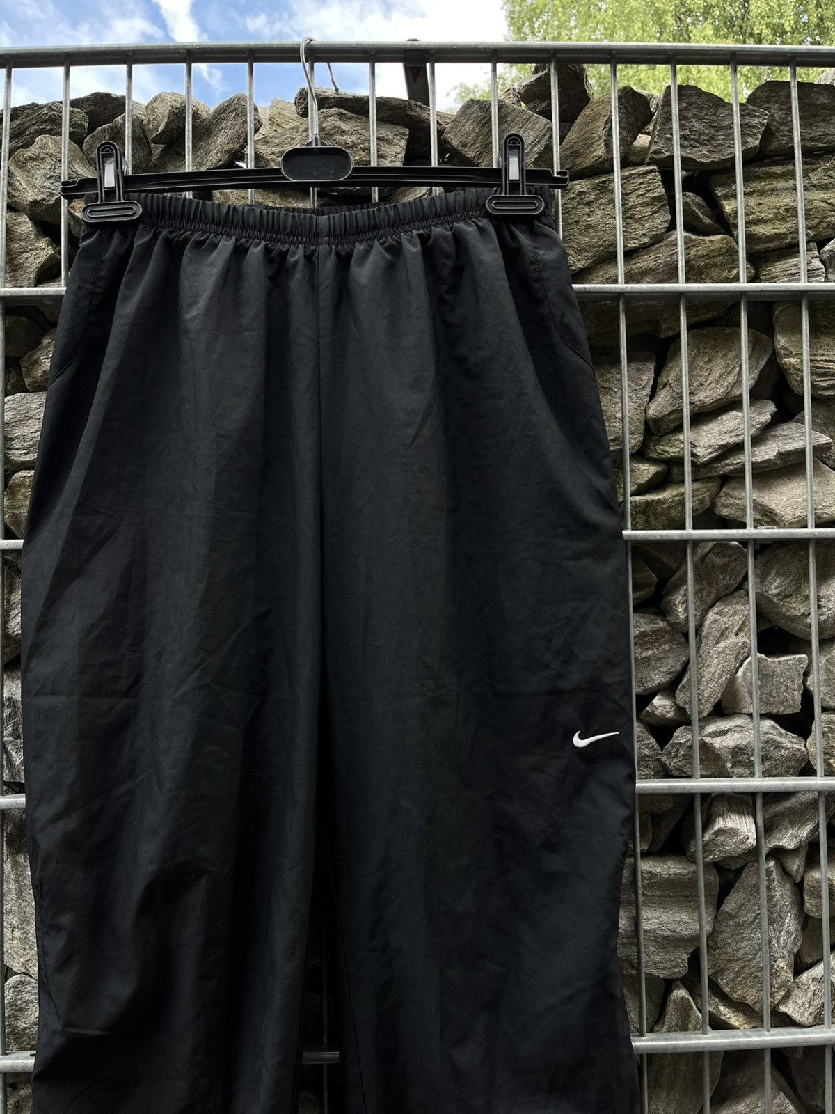 Nike × Vintage Nike Vintage Track Baggy Y2K Nylon Parachute Joggers Pants Size US 32 / EU 48 - 2 Thumbnail
