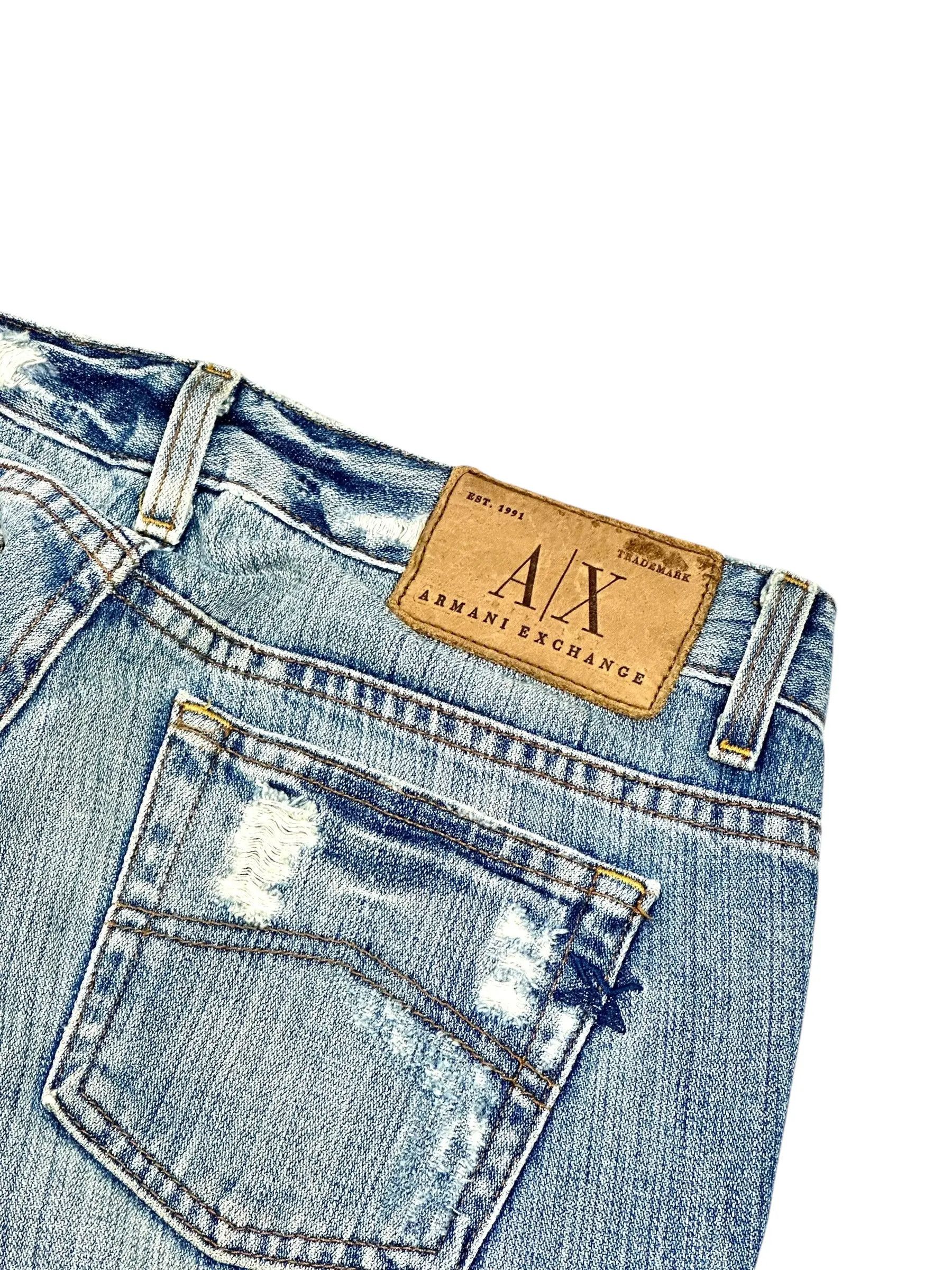 Armani Armani distressed vintage straight jeans Size US 30 / EU 46 - 7 Thumbnail