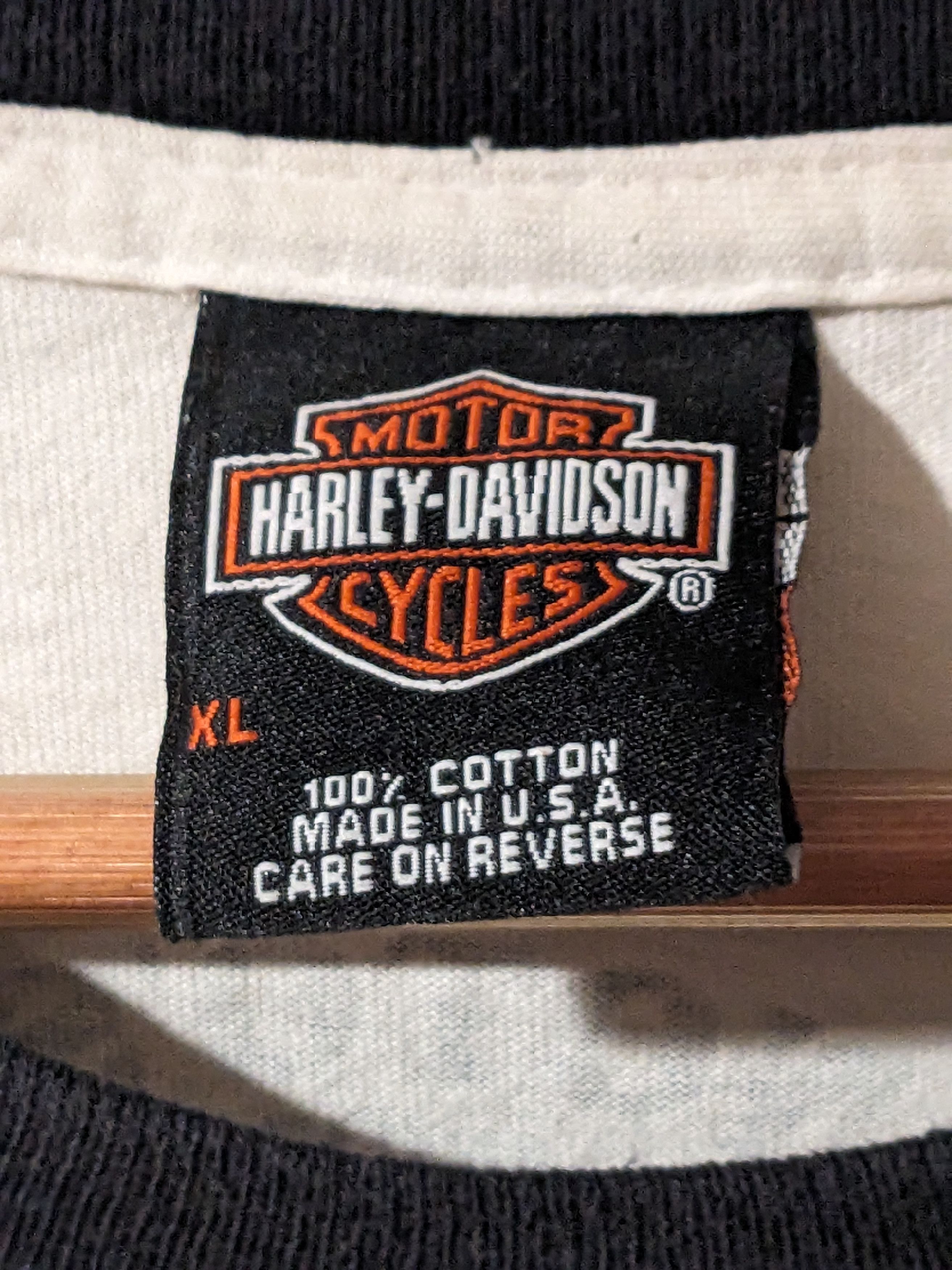 Harley Davidson × Vintage Vintage 2005 Harley Davidson Living Long-Sleeve T-Shirt Size US XL / EU 56 / 4 - 4 Thumbnail