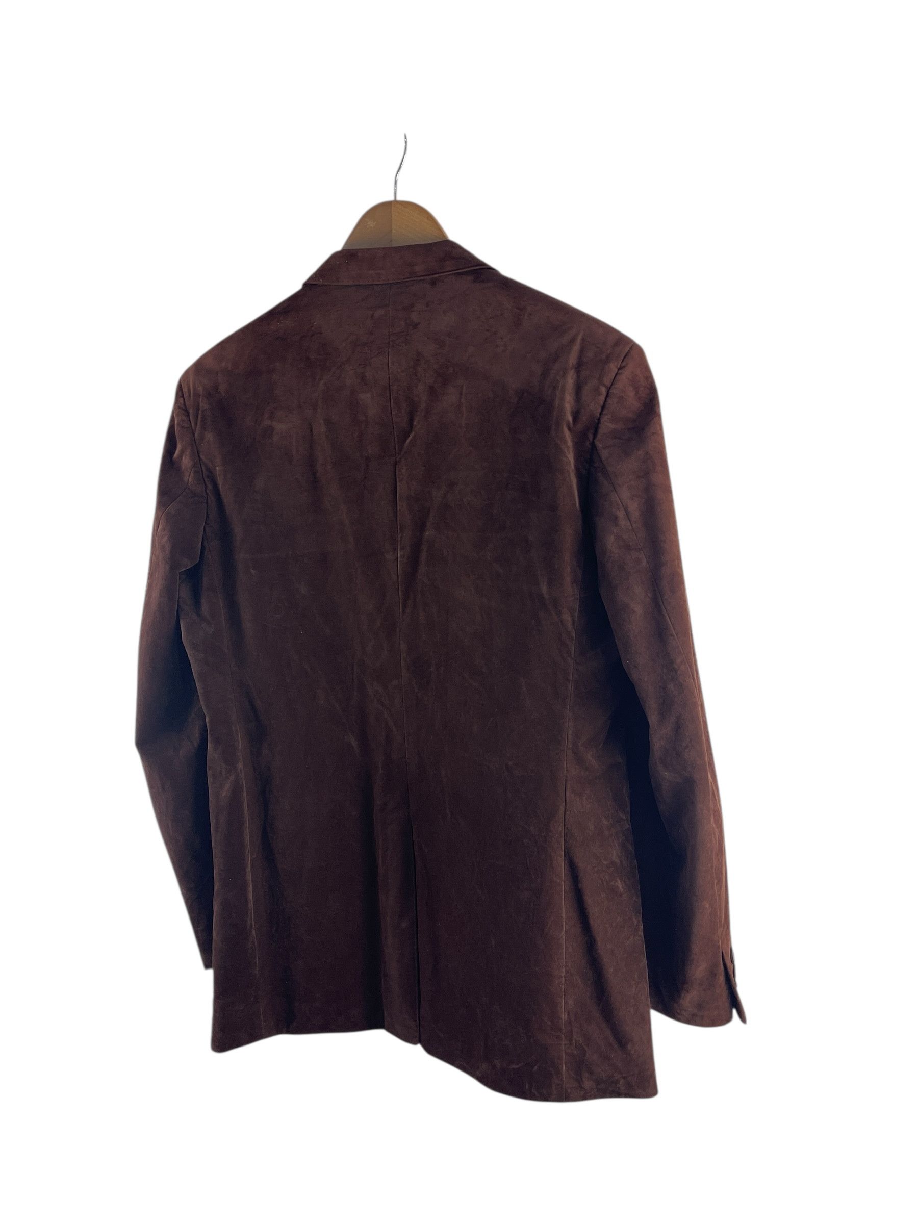 Yohji Yamamoto A.A.R Yohji Yamamoto Rayon Flock Blazer Brown Early by Yohji Size US L / EU 52-54 / 3 - 7 Thumbnail