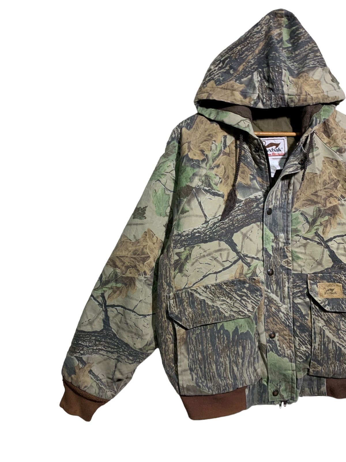 Carhartt 🔥VTG DUXBAK USA REALTREE CAMO HOODIE JACKETS Size US L / EU 52-54 / 3 - 2 Thumbnail