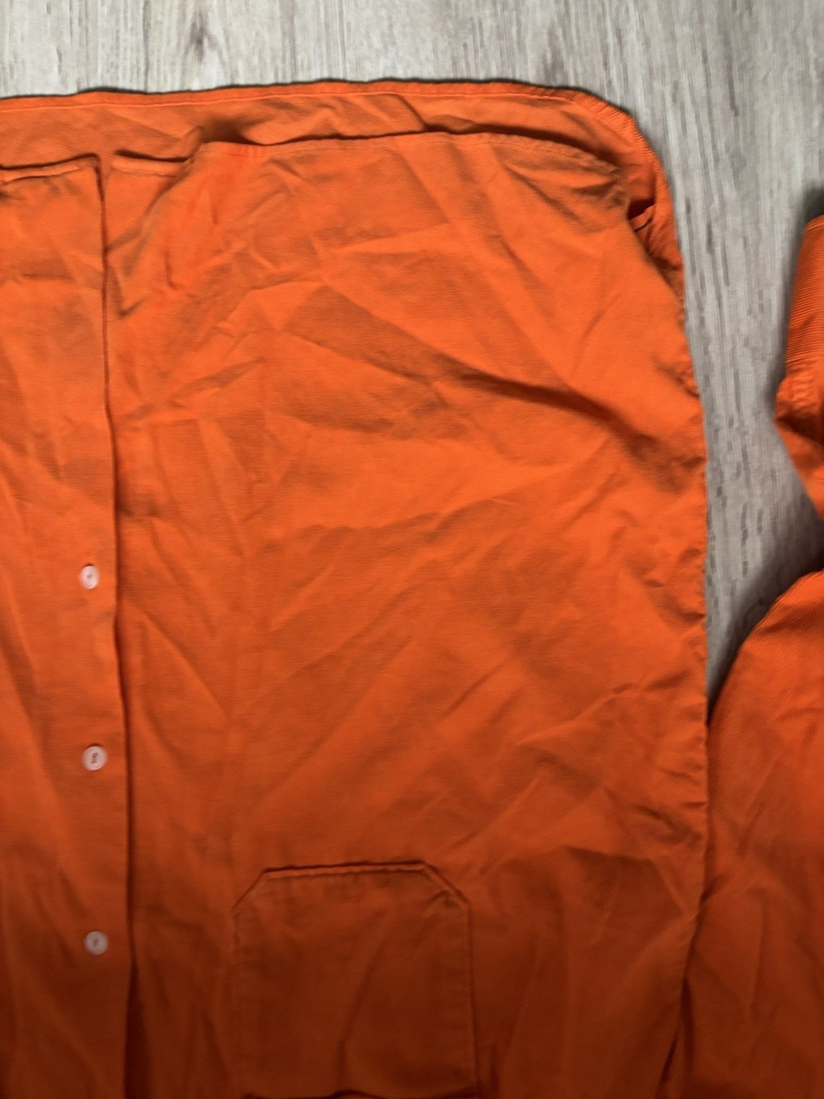 Universal Works Universal Works Mens in Worker Shirt Orange Super Fine Cord Size US XL / EU 56 / 4 - 3 Thumbnail