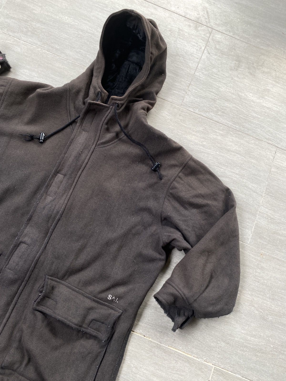 Stussy VINTAGE STUSSY N.Y.L.T.L.A WOOL HOODED JACKET Size US XL / EU 56 / 4 - 16 Thumbnail