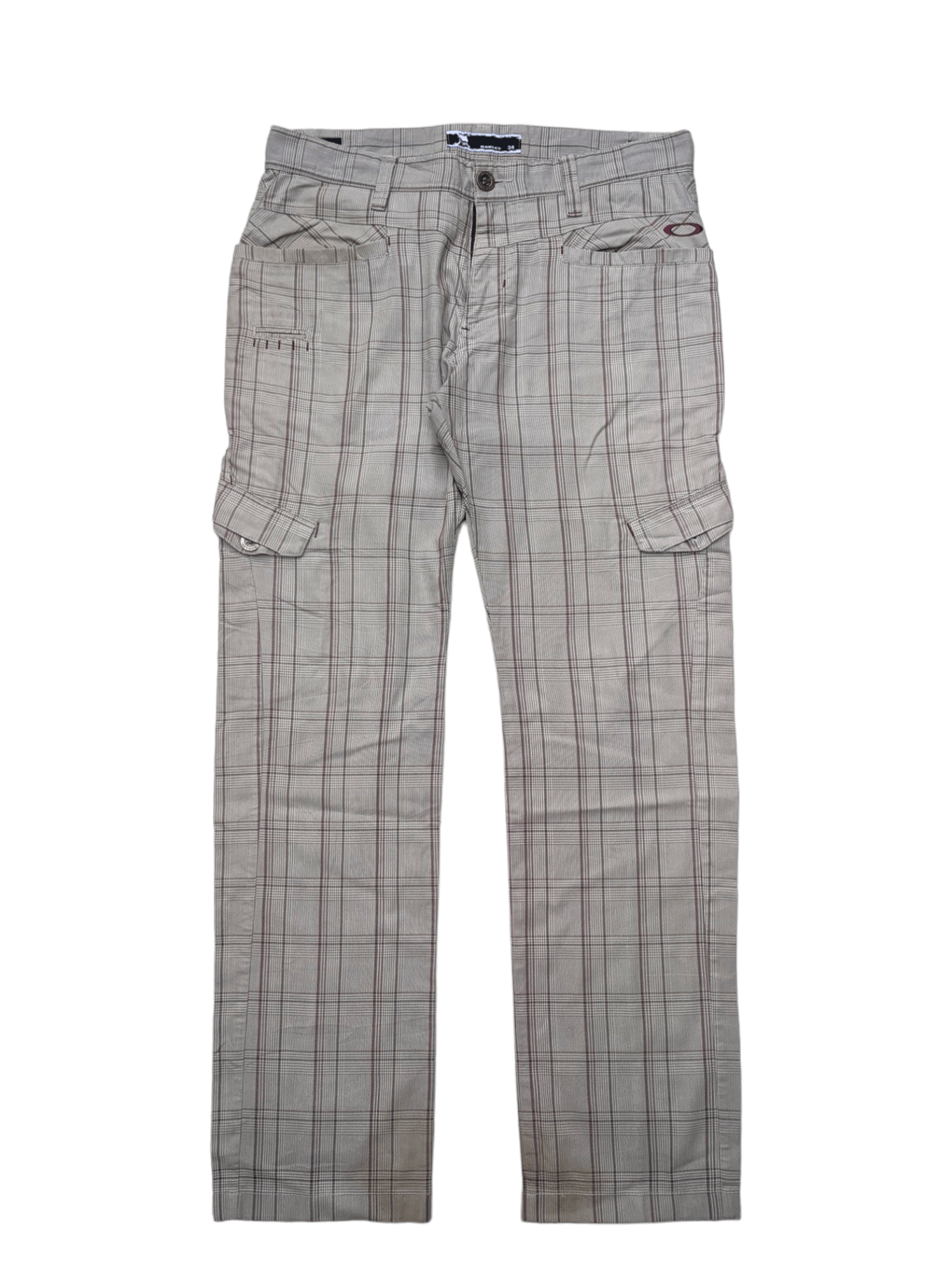 image of If Six Was Nine x Oakley Hydrolix Tartan Plaid Cargo Long Pants in Light Tartan Millerain (Size 34)