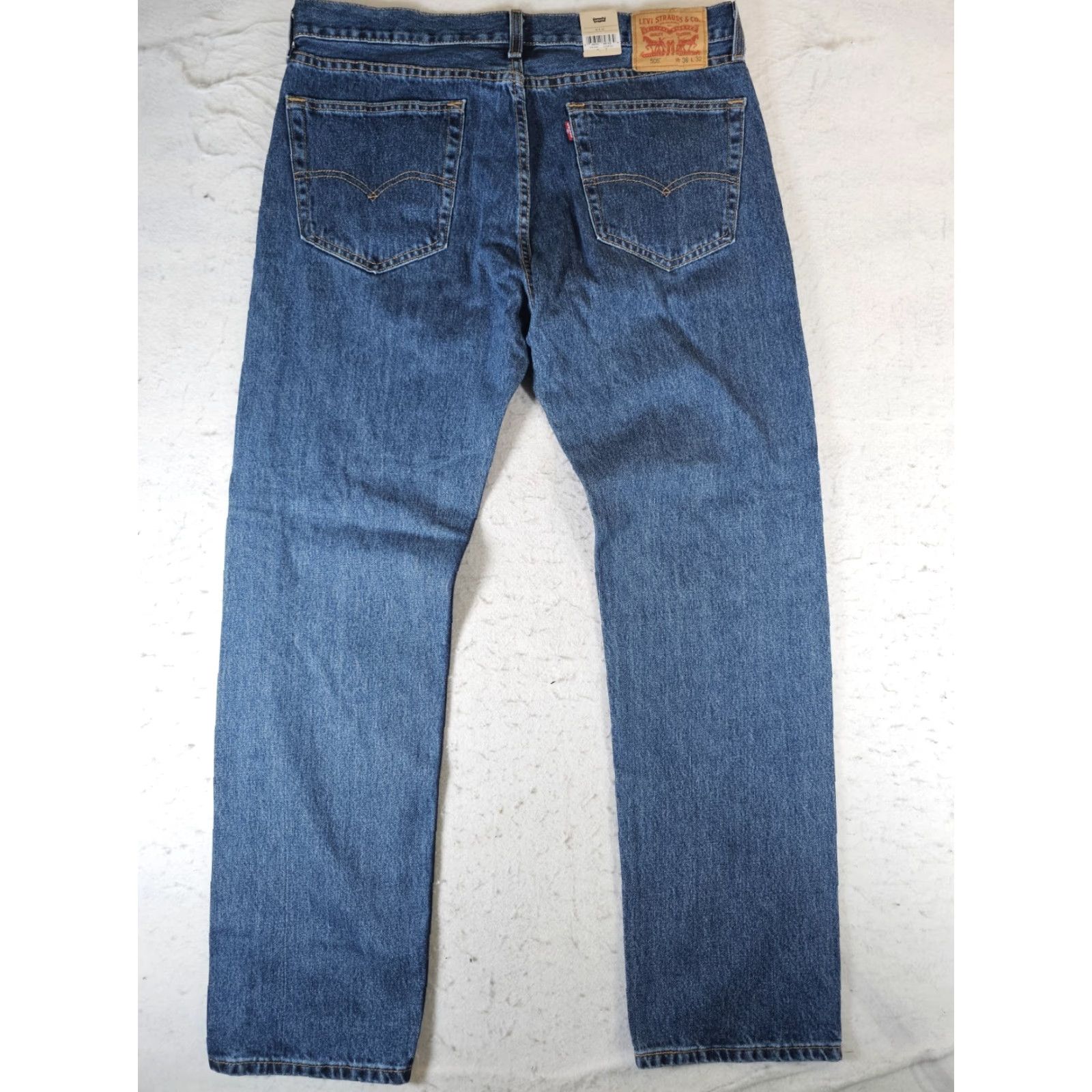 Levi's VINTAGE Levi's 505 Jeans Straight Regular Mens 36x32 Blue Denim Medium Wash Regular Vintage Levi's 505 Straight Jeans Mens 36x32 Blue Denim 505 Size US 36 / EU 52 - 5 Thumbnail