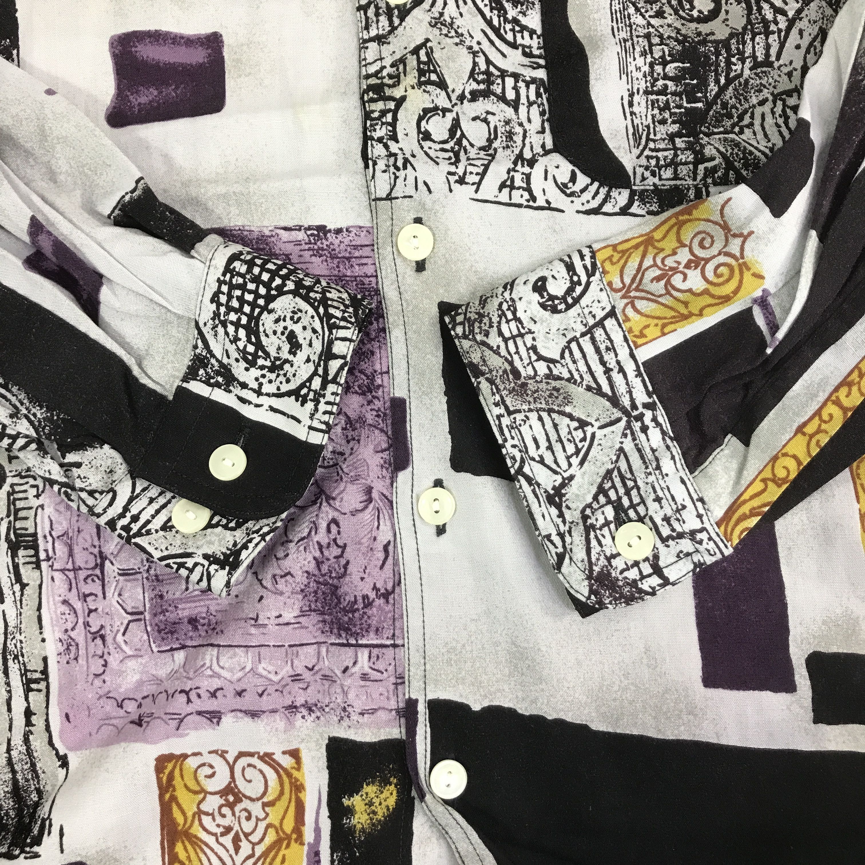 Japanese Brand JAPAN VOLPE LONG SLEEVE BUTTON SHIRT K93B45 Size US L / EU 52-54 / 3 - 7 Thumbnail