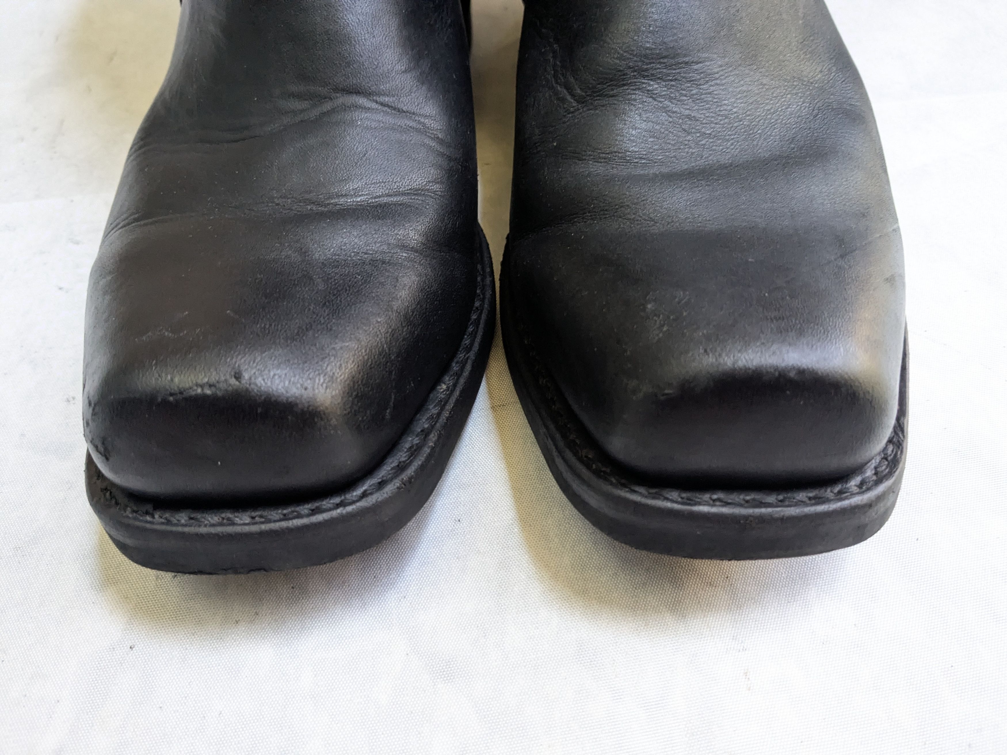 Frye Frye Harness Boots Black 10.5 M Straps Leather Size US 10.5 / EU 43-44 - 3 Thumbnail