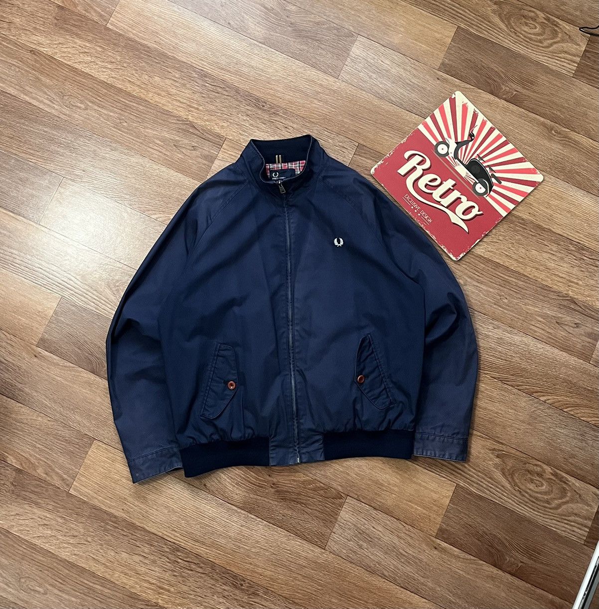 Fred Perry Vintage Fred Perry Casual Basic Jacket Size US XL / EU 56 / 4 - 2 Thumbnail