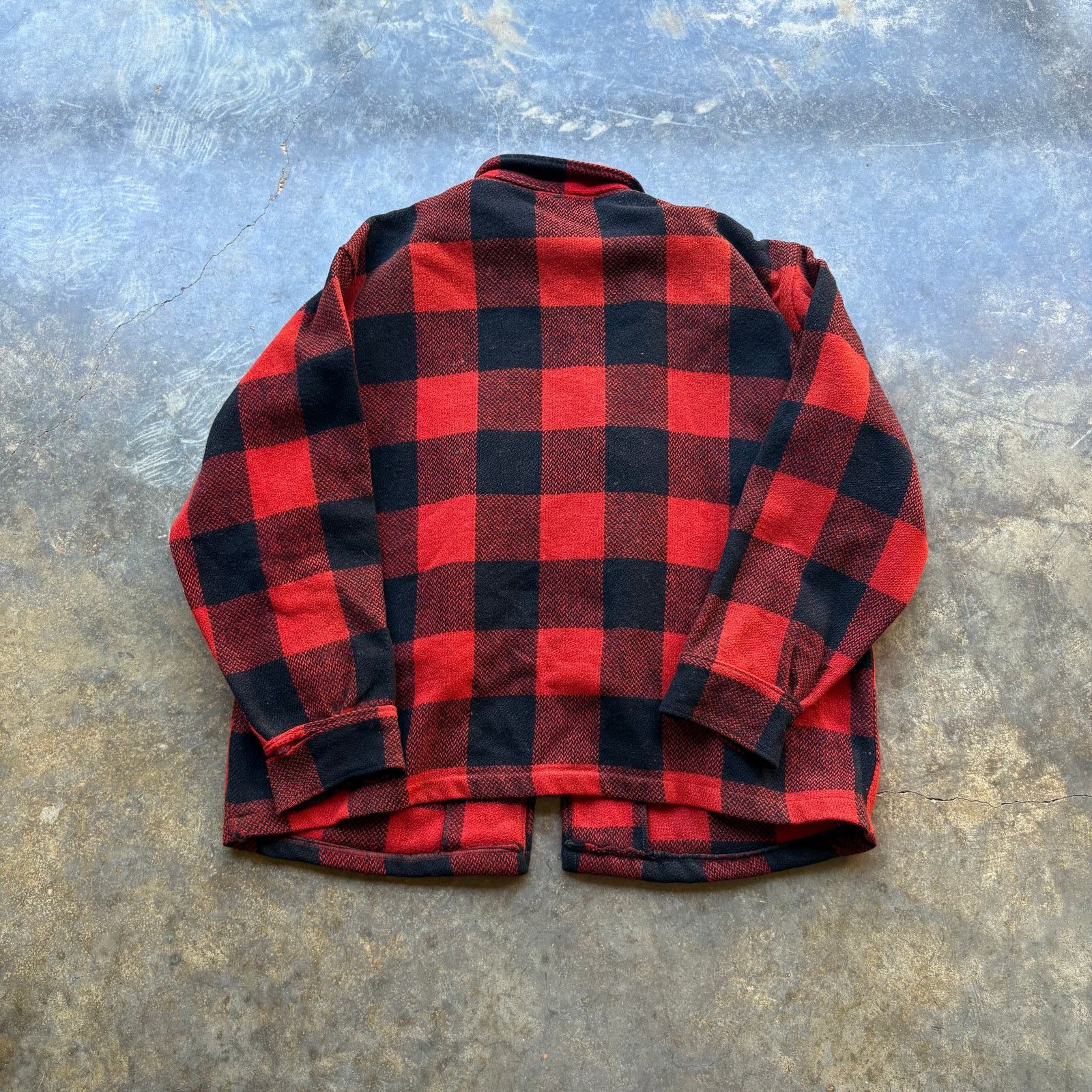 Vintage Beautiful Vintage 1950s Wool Plaid Jacket Brent Size US XL / EU 56 / 4 - 9 Thumbnail