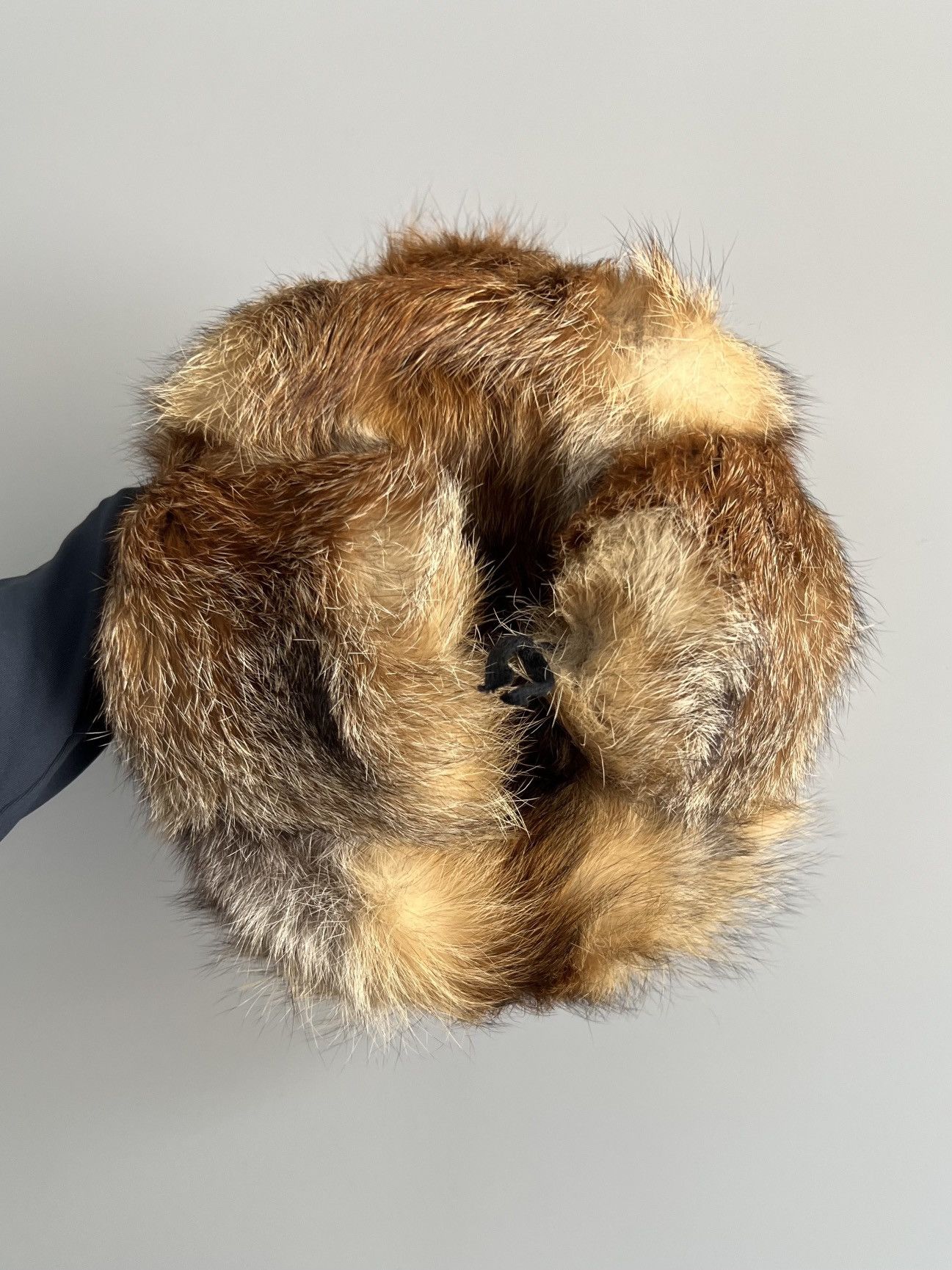 Vintage Vintage USSR Real Fur Ushanka Fuzzy Warm Trapper Hat Size ONE SIZE - 4 Thumbnail