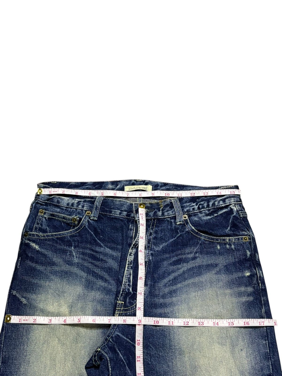 Japanese Brand Vintage Enverope Mud Wash Loose Jeans Size US 31 - 12 Thumbnail
