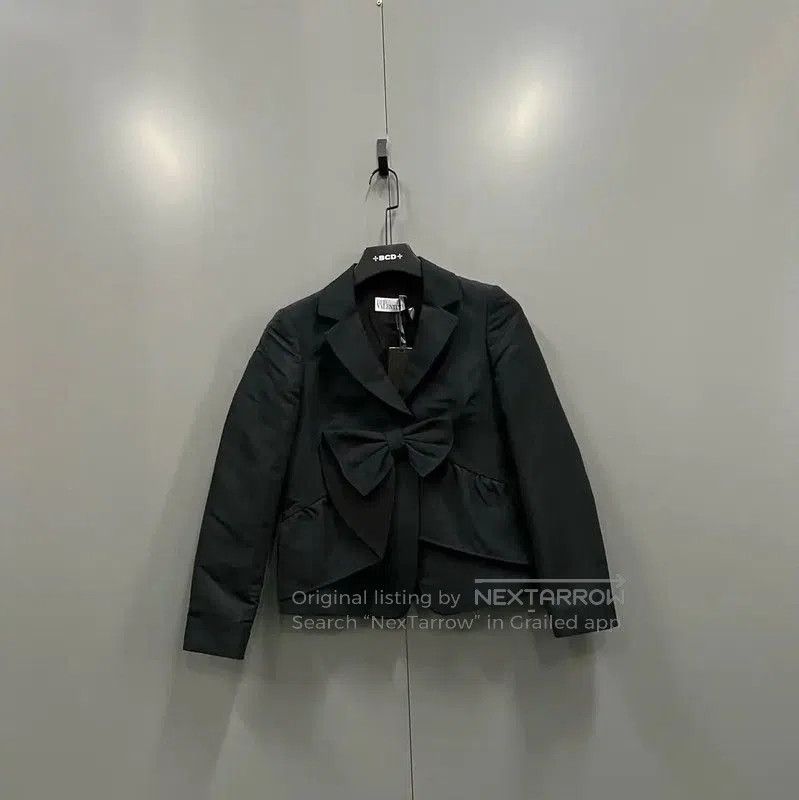 Valentino Black Cotton Women's Jacket for Spring .