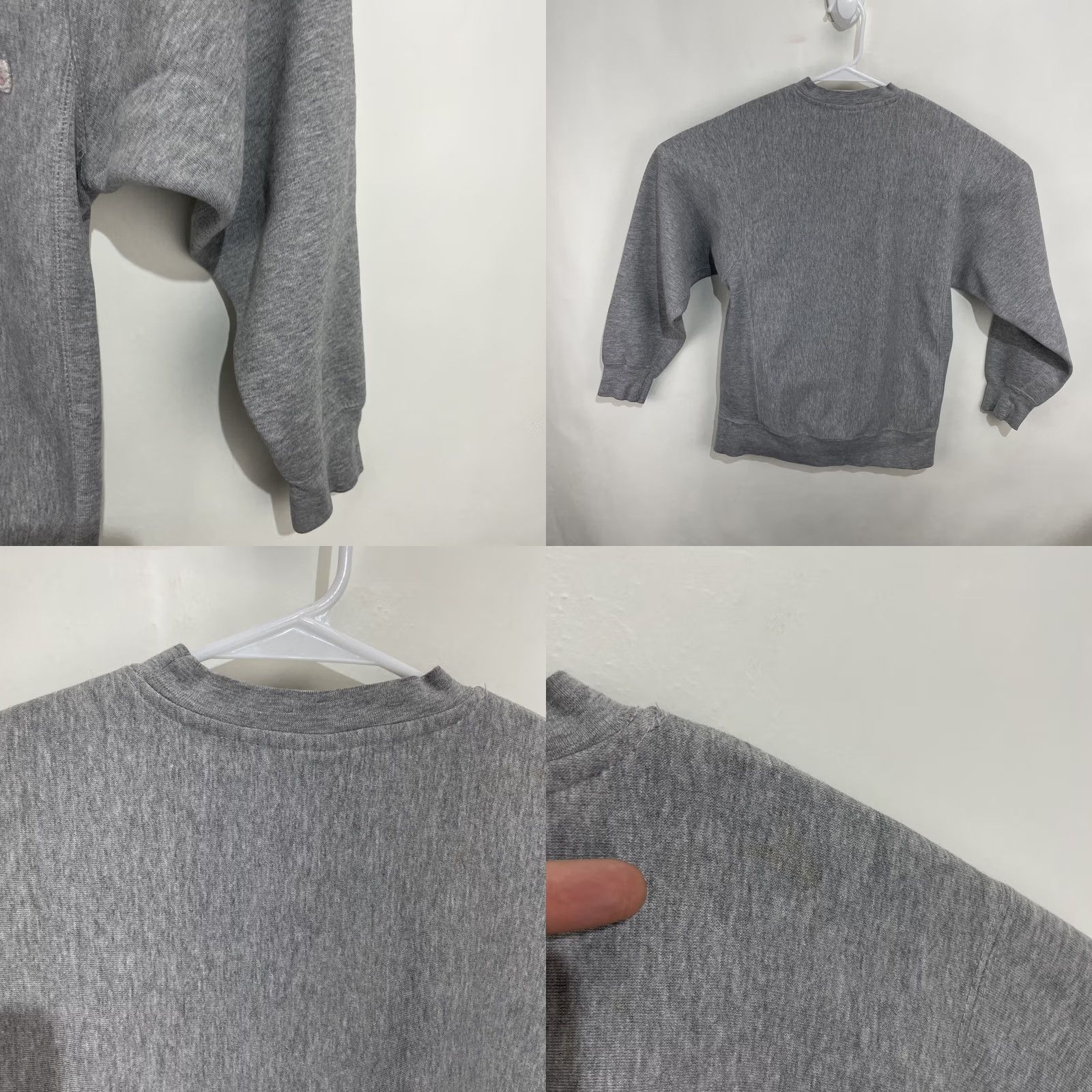 Vintage VINTAGE Grey Sweatshirt MV Sport Pro Weave Small Pullover Crewneck Size US S / EU 44-46 / 1 - 9 Thumbnail