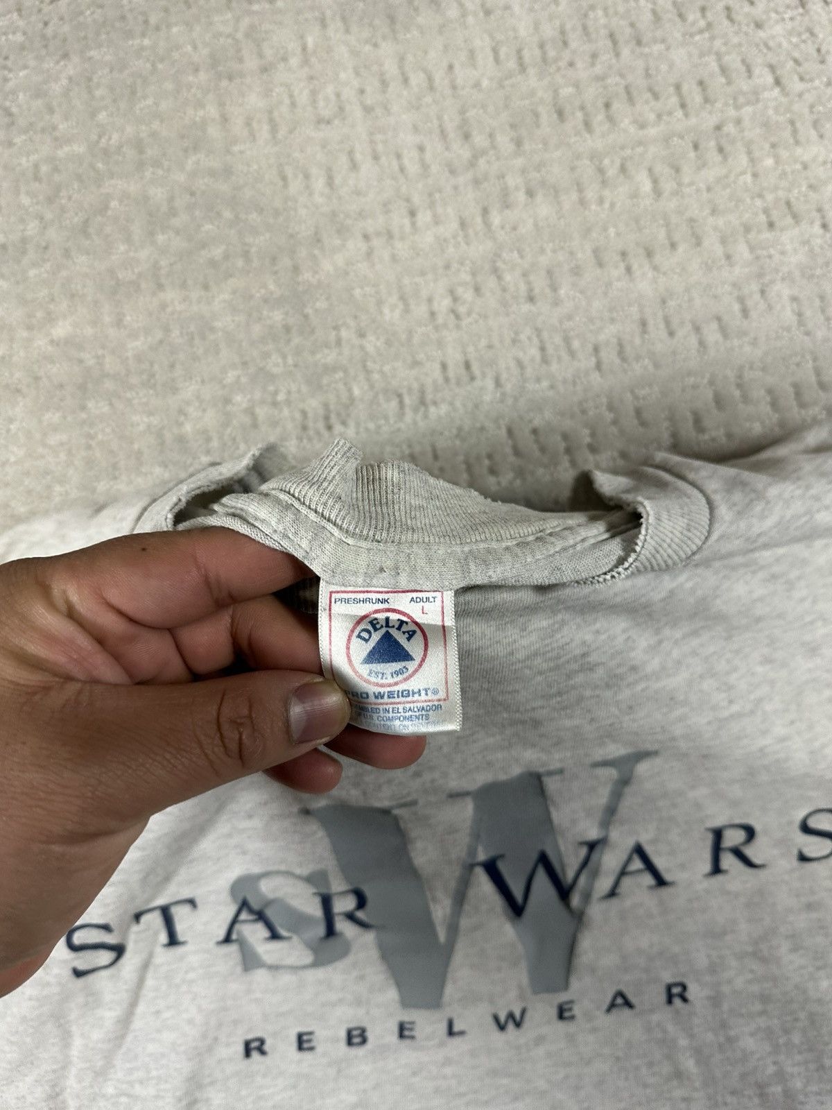 Delta 90’s Star Wars Movie Promo T-Shirt 1996 Size US L / EU 52-54 / 3 - 4 Thumbnail