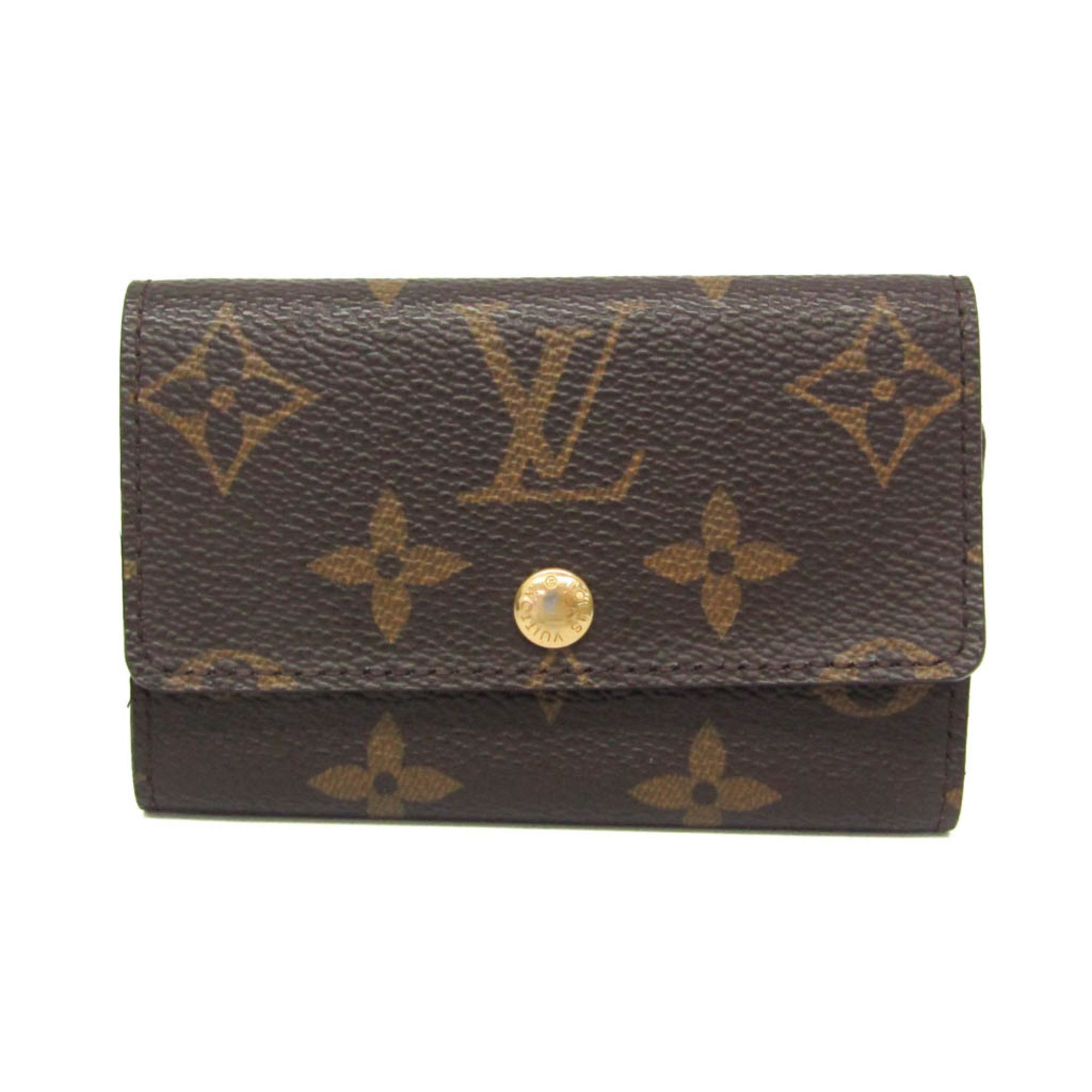 Louis Vuitton Louis Vuitton Monogram Key Holder 6 M62630 Men,Women Monogram Key Case Brown Size ONE SIZE - 1 Thumbnail