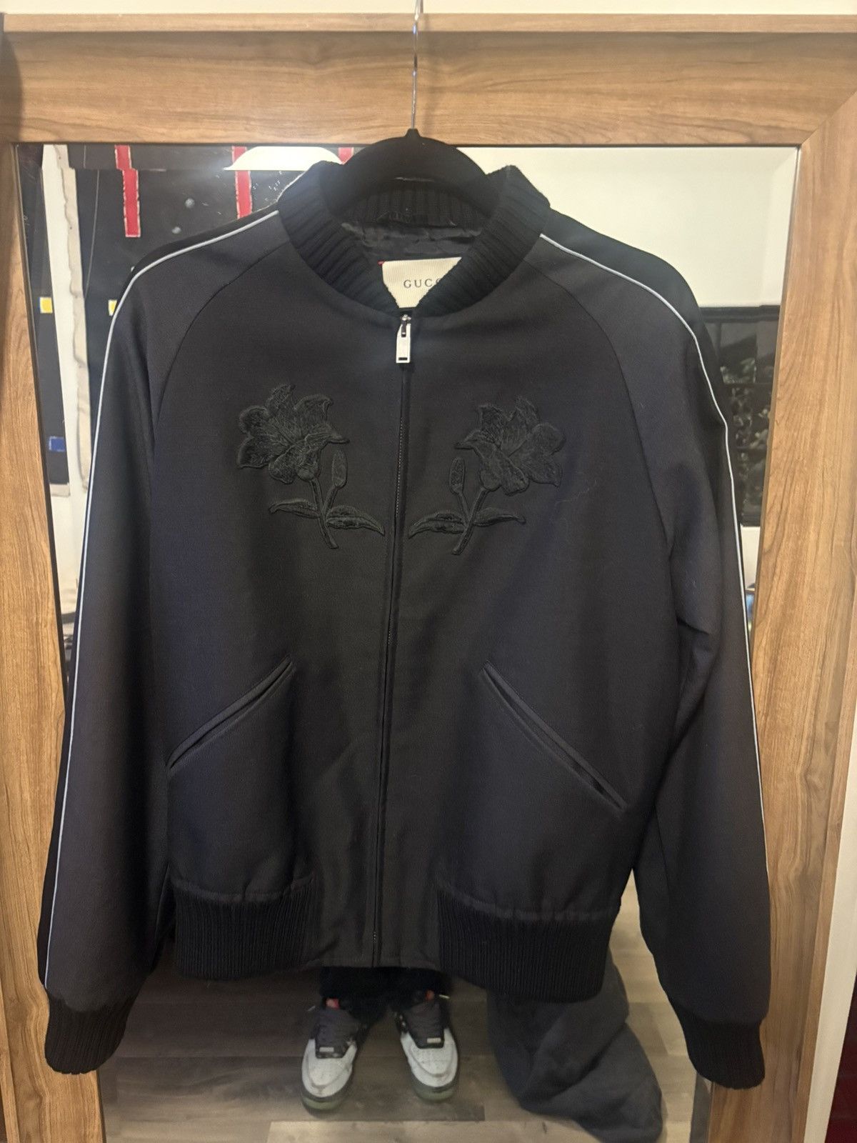 Gucci Gucci Appliqué Wool and Mohair Blend Souvenir Jacket Size US S / EU 44-46 / 1 - 1 Thumbnail