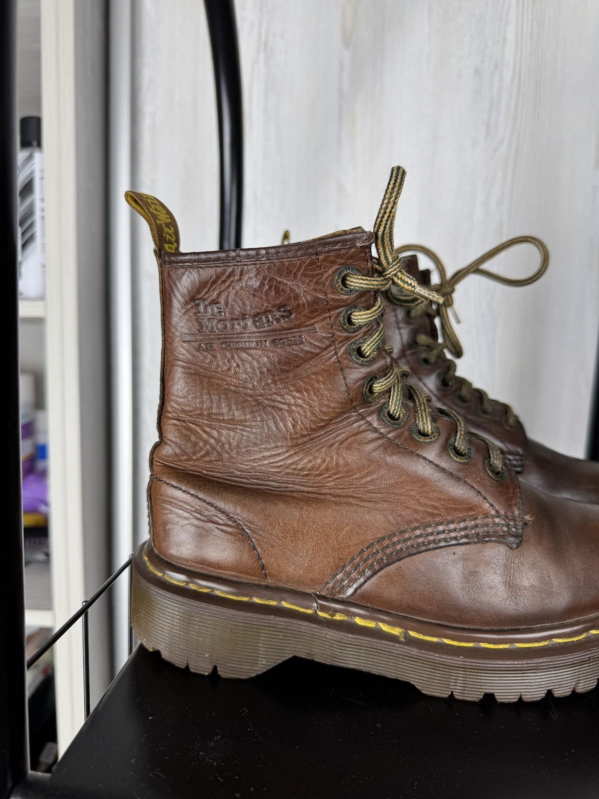 Dr. Martens Vintage Dr.Martens Air Cushion made in England Leather Boots Size US 6.5 / IT 36.5 - 2 Thumbnail