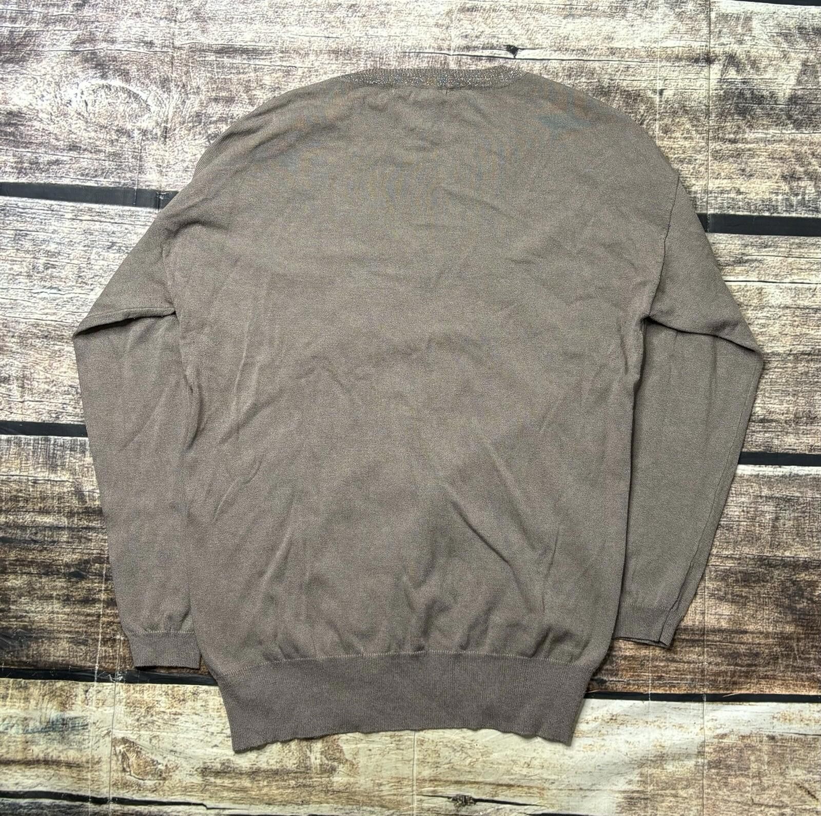 Other Venti6 Sweater Women's L Pullover Star Glitter Italy Linen Size L / US 10 / IT 46 - 3 Thumbnail