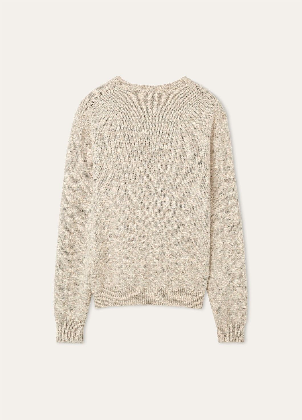 Loro Piana o1w1db10126 FA09807 Verbania Crewneck Sweater in Beige Size US L / EU 52-54 / 3 - 6 Thumbnail
