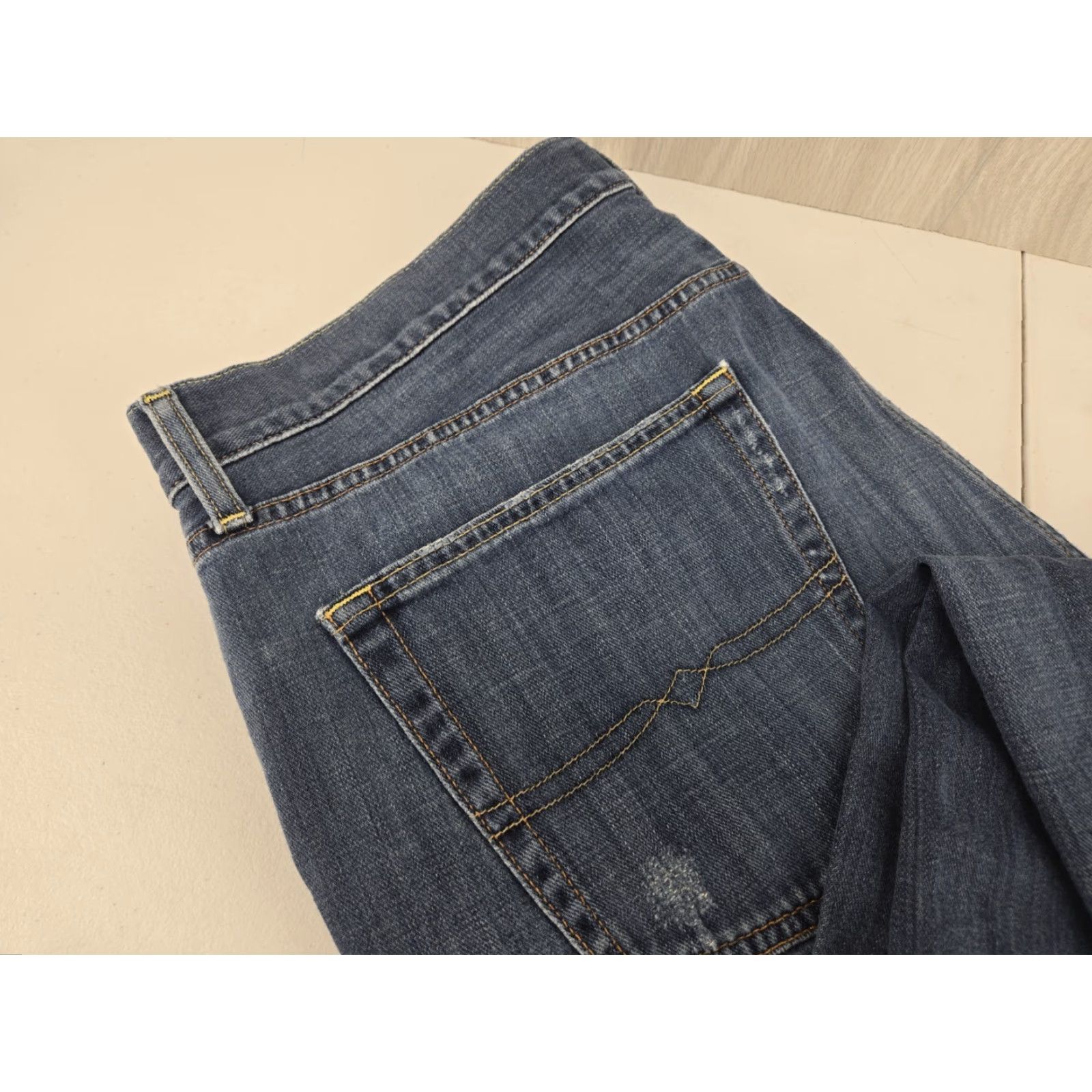 Lucky Brand Lucky Brand 221 Original Straight Medium Wash Blue Denim Jeans Men’s 38 X 34 Size US 38 / EU 54 - 7 Thumbnail