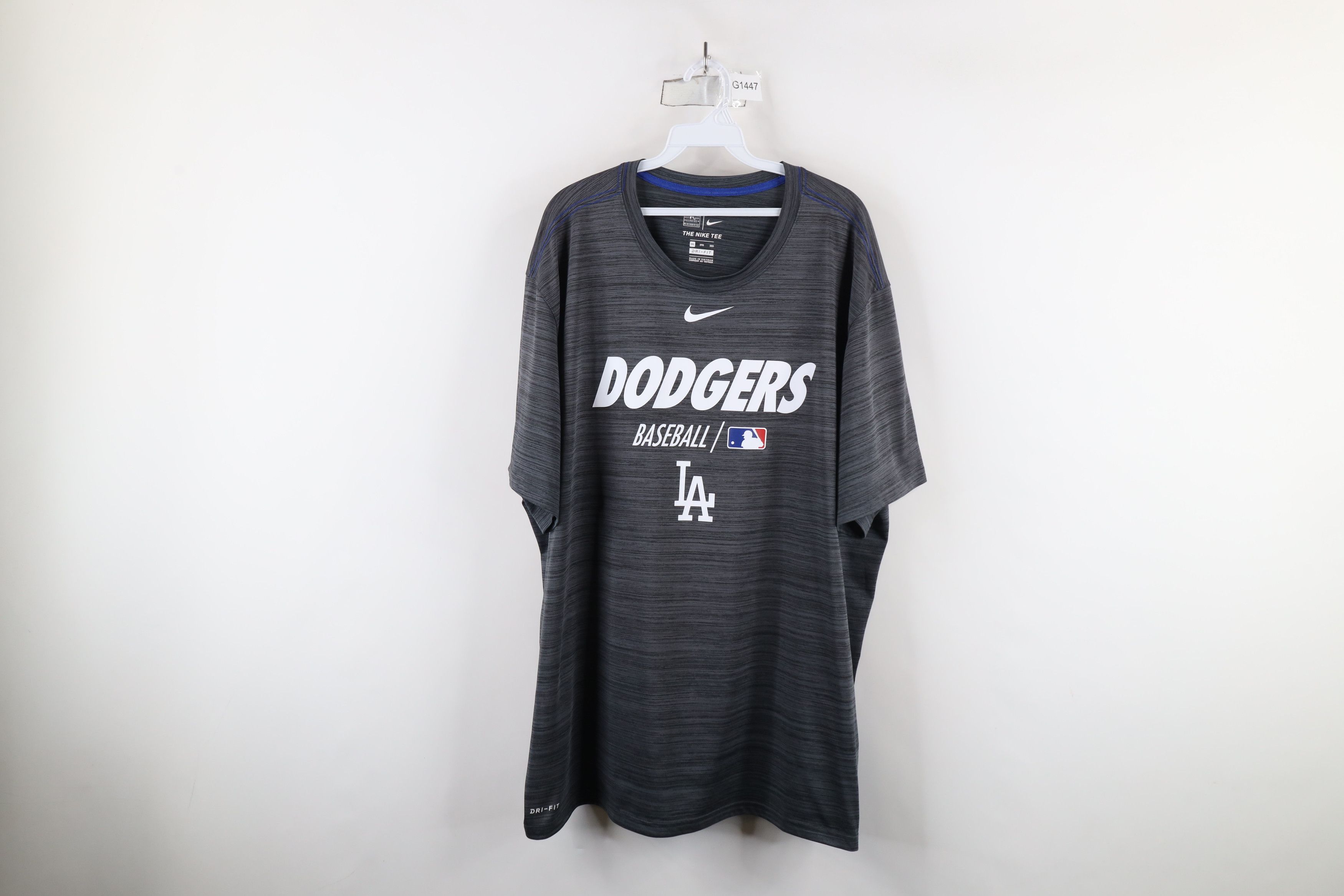 Nike × Vintage Nike Los Angeles LA Dodgers Baseball Short Sleeve T-Shirt Size US XXL / EU 58 / 5 - 1 Thumbnail