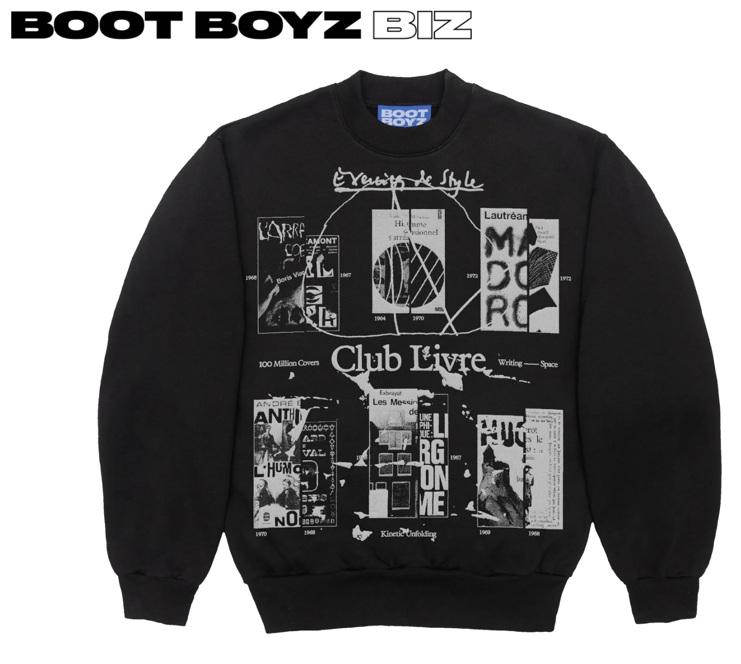 Boot Boyz Biz Boot Boyz Biz Faucheux Book Club Crewneck Sweatshirt S Size US S / EU 44-46 / 1 - 4 Thumbnail