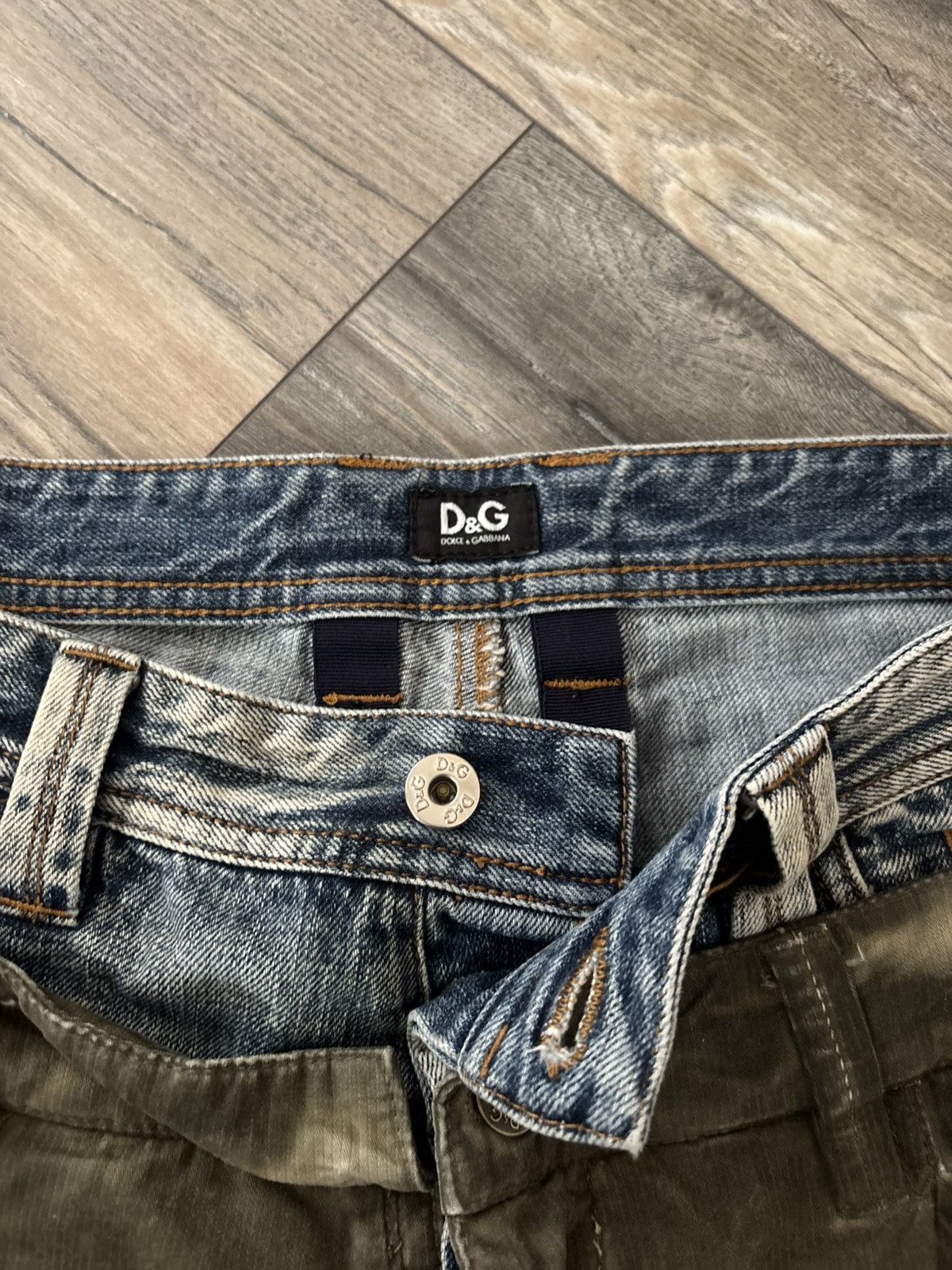 Dolce & Gabbana Dolce and gabbana double waisted cargo jean shorts Size US 32 / EU 48 - 3 Thumbnail