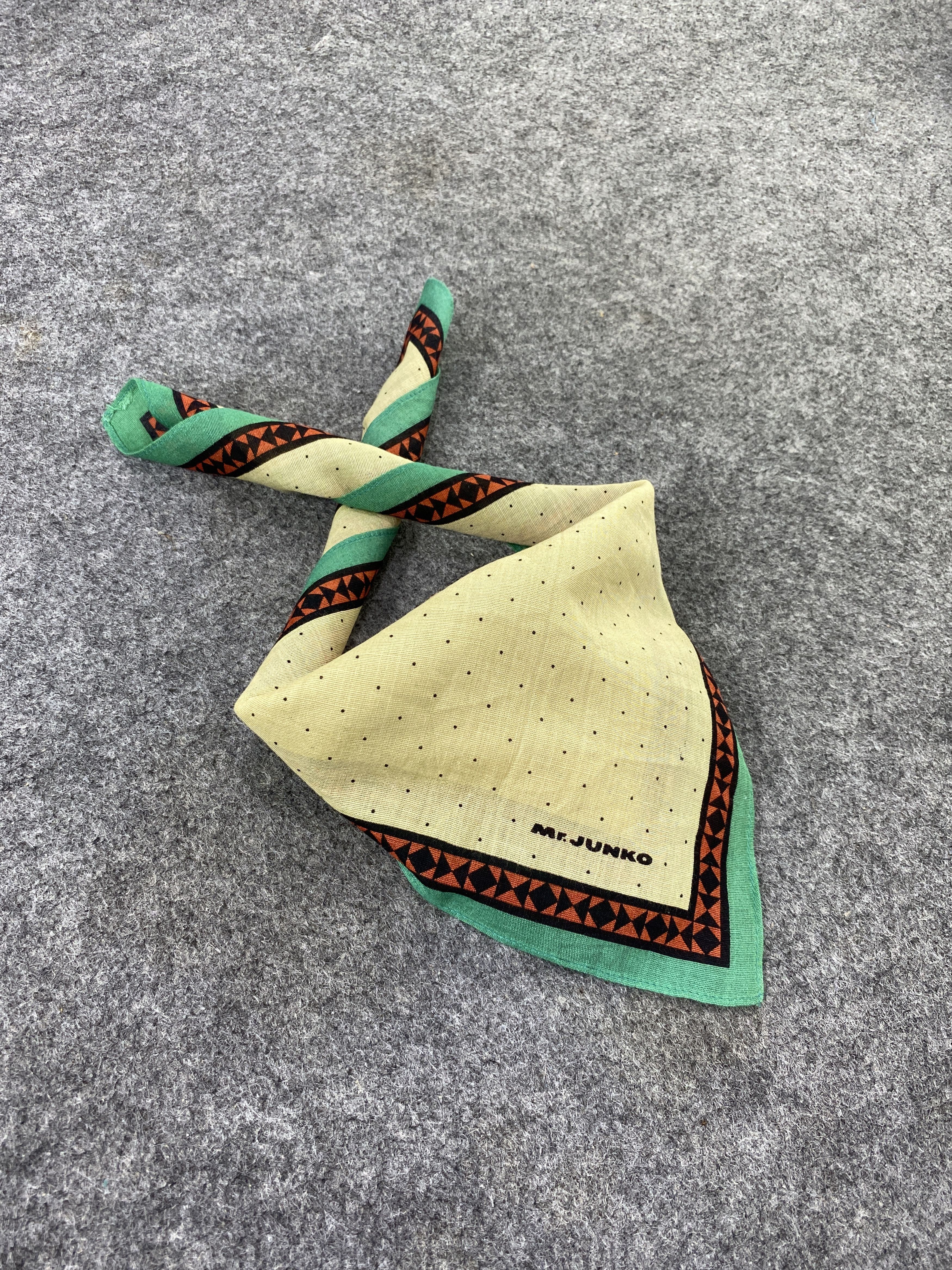 Japanese Brand Mr. Junko Handkerchief / Bandana / Neckerchief-B409 Size ONE SIZE - 1 Thumbnail