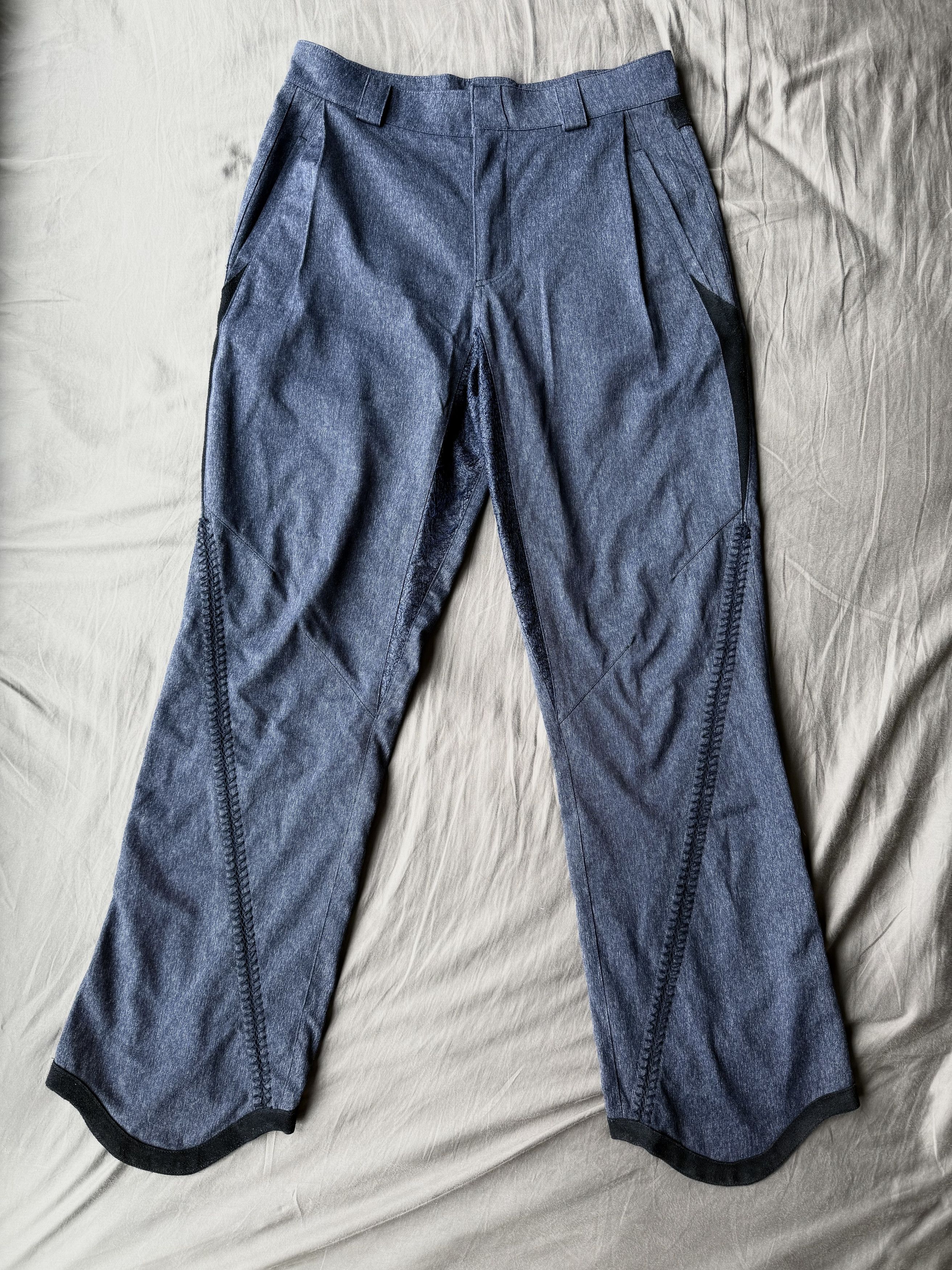 Kiko Kostadinov × Maison Margiela × XLIM XLIM SYNOPSIS 3 Blue Trousers Size US 30 / EU 46 - 2 Thumbnail