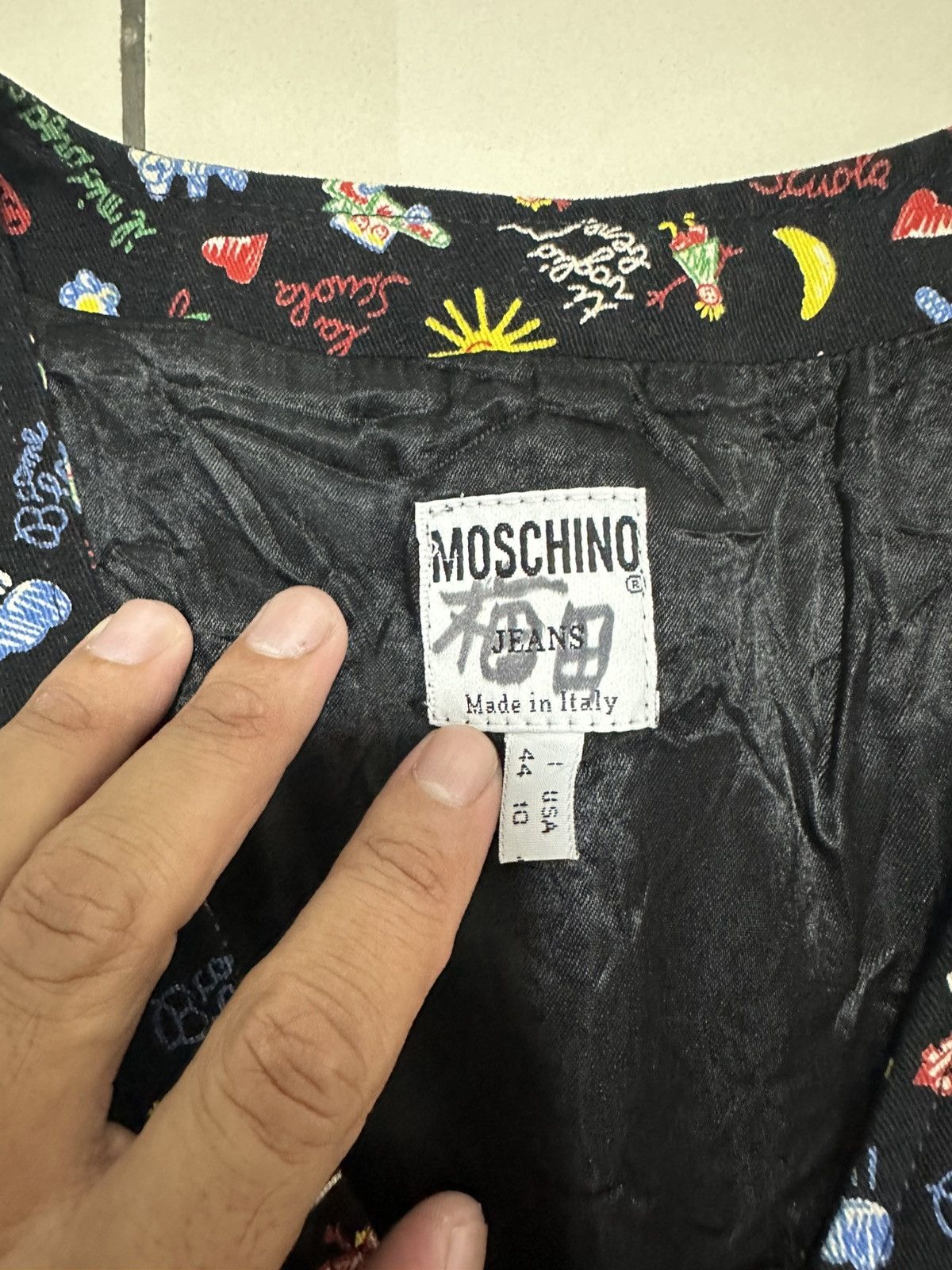 Moschino Vintage Moschino WaistCoat Vest Full Print Design Size M / US 6-8 / IT 42-44 - 3 Thumbnail