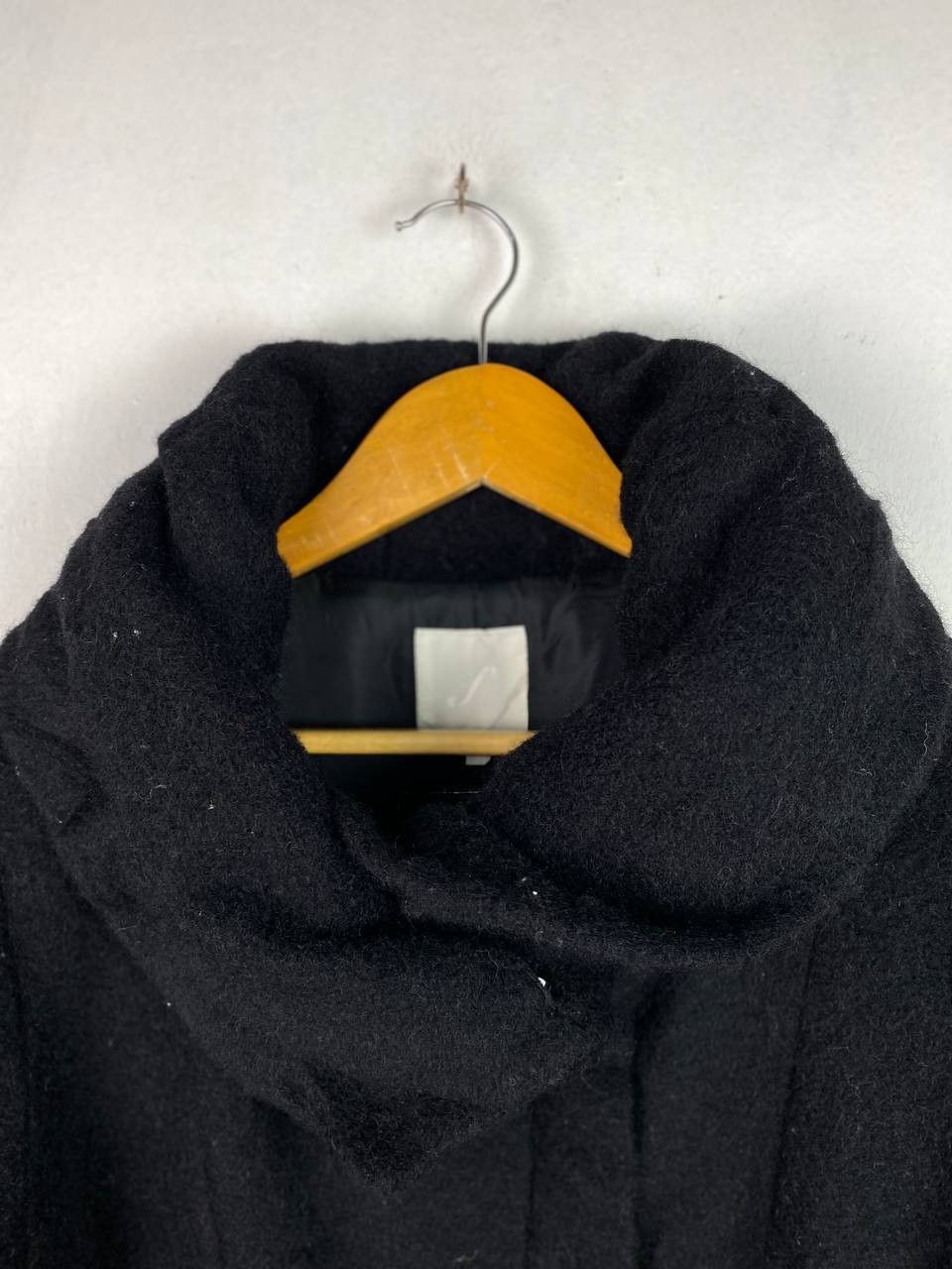 male & co italian wool fabric long jacket