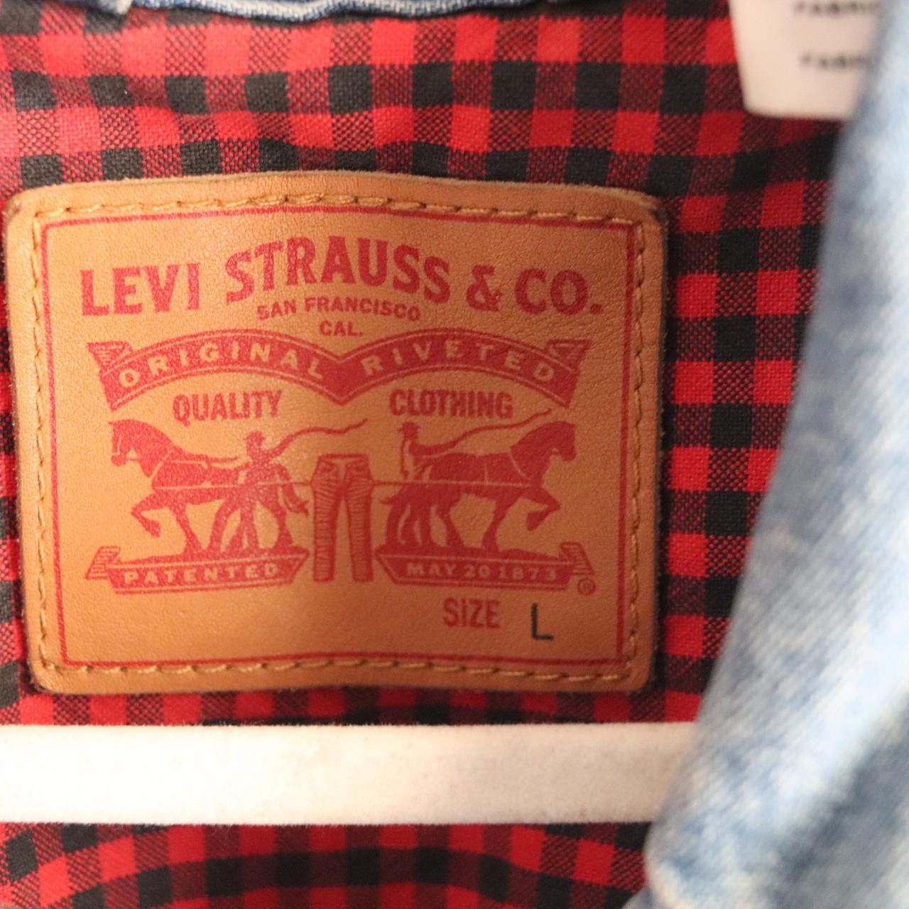 Levi's Trucker Zip-Up Denim Jacket Size US L / EU 52-54 / 3 - 3 Thumbnail