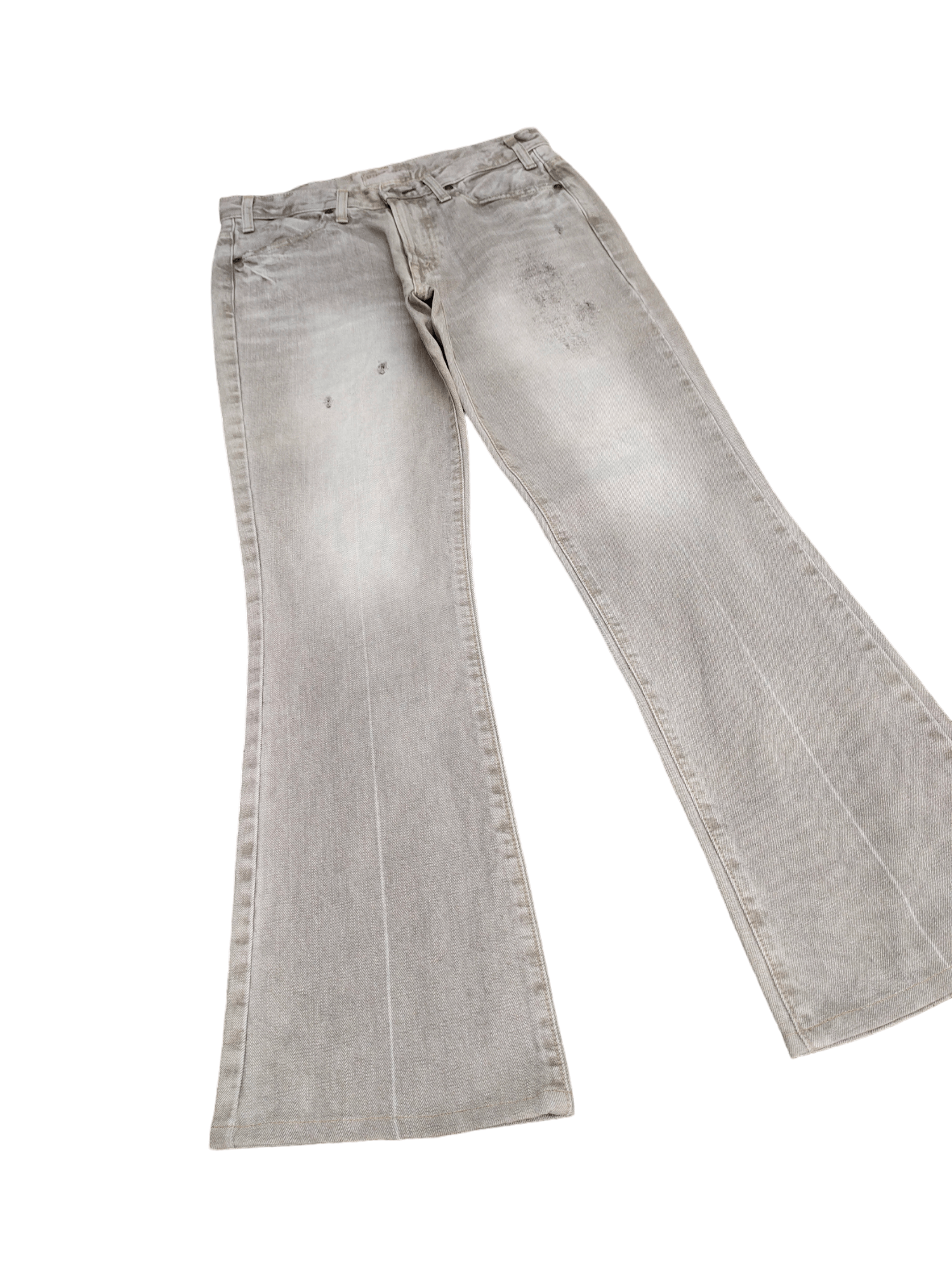 If Six Was Nine Flare Jeans Spellbound Distress Faded Boot Cut Y2k Lgb Size US 30 / EU 46 - 3 Thumbnail