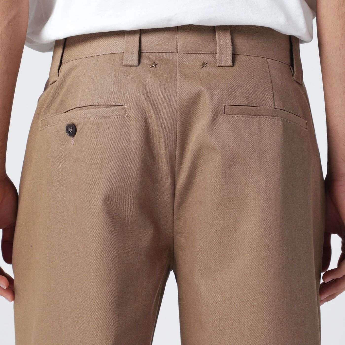 Golden Goose o1d2blof0426 Cotton-Blend Pants in Light Brown Size US 32 / EU 48 - 5 Thumbnail