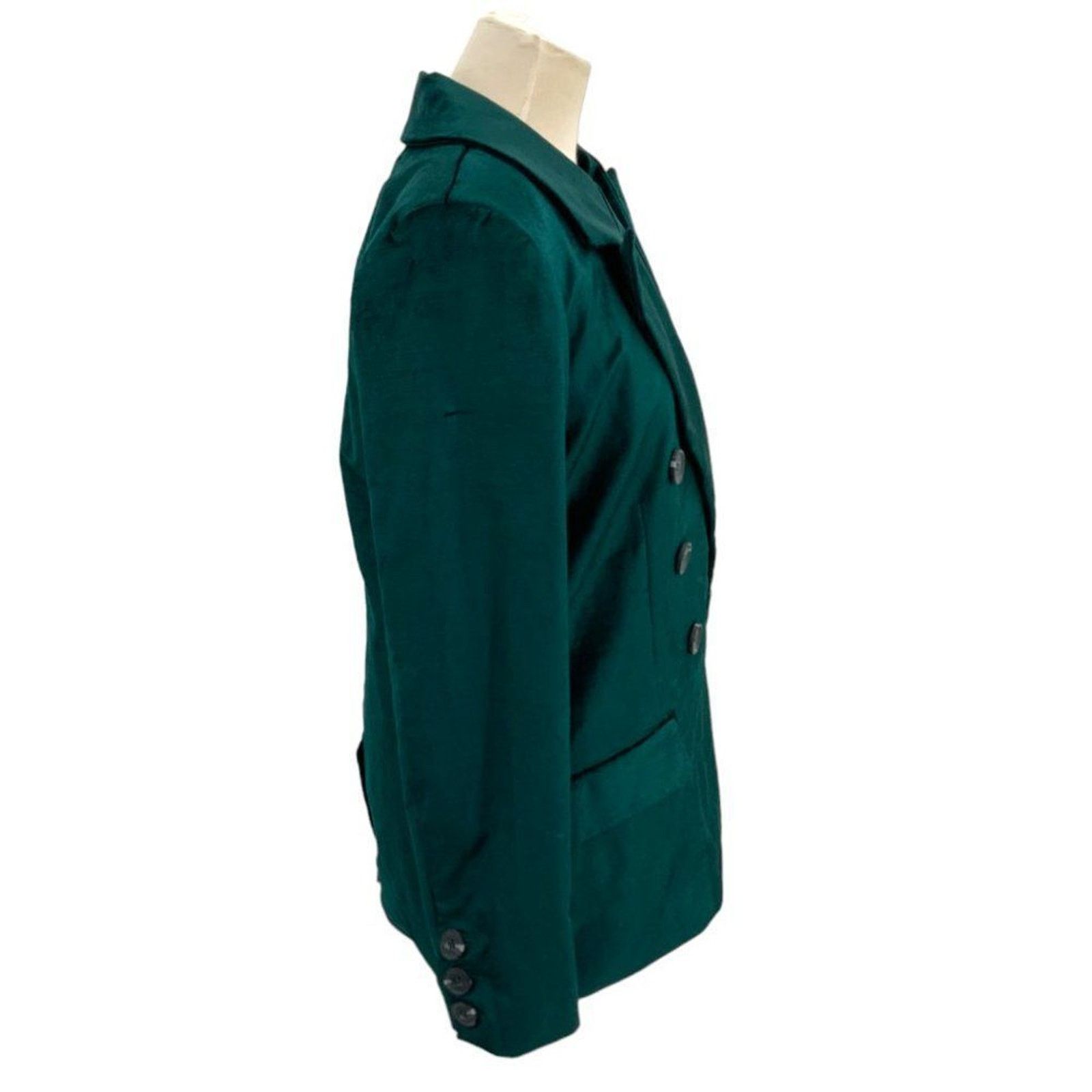 Free People Free People Velvet Ashby Double Breasted Blazer Jade Small Size S / US 4 / IT 40 - 7 Thumbnail