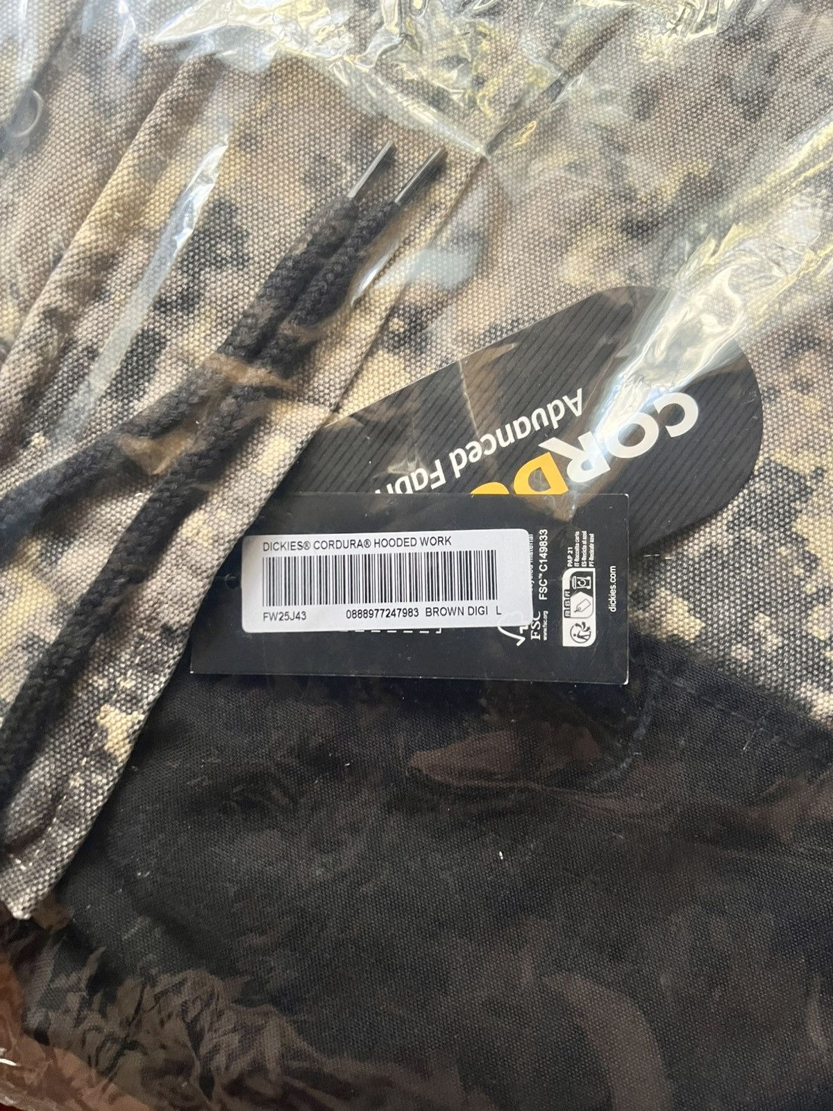 Dickies × Supreme Supreme/Dickies Cordura Hooded Work Jacket Camo Size US L / EU 52-54 / 3 - 6 Thumbnail